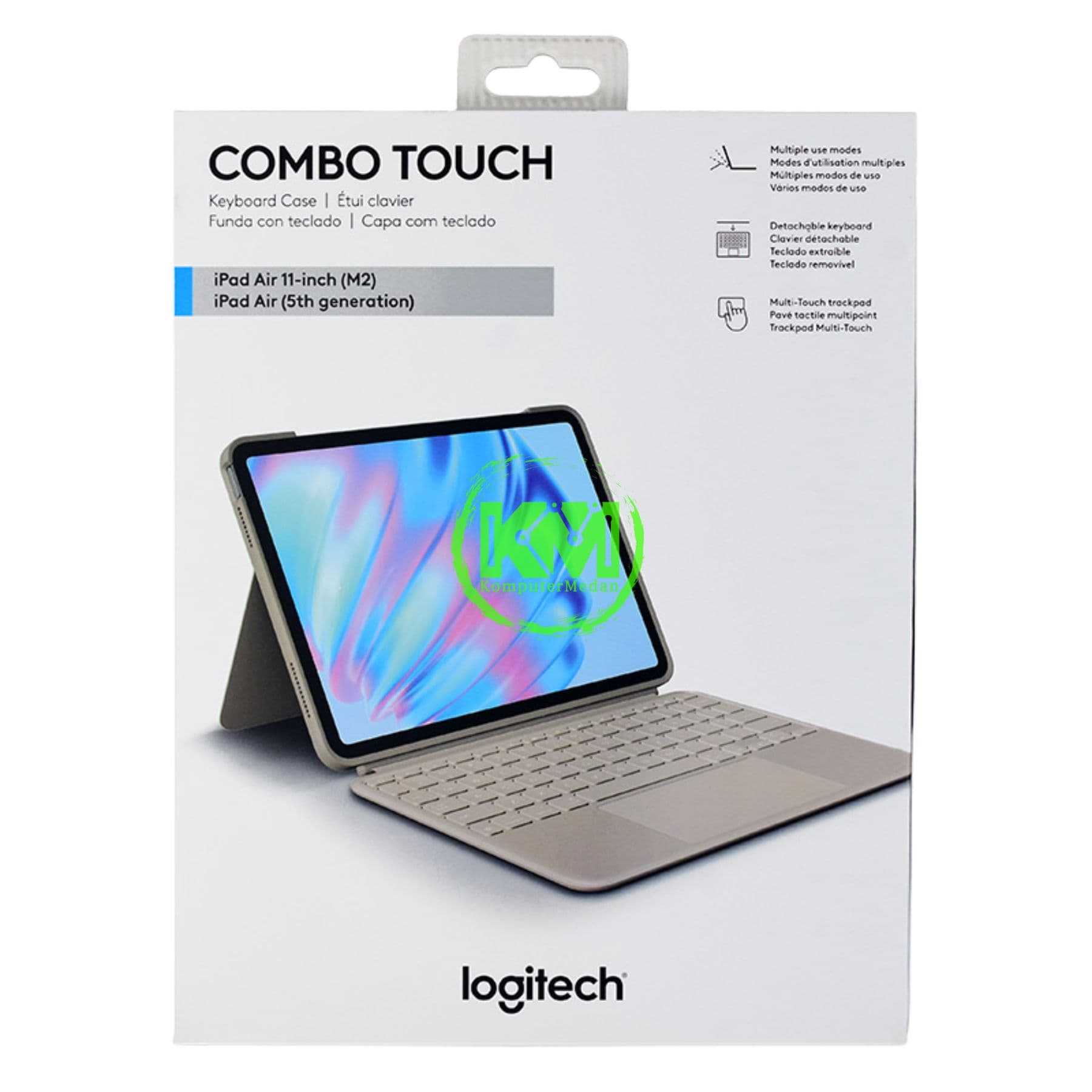 LOGITECH COMBO TOUCH IPAD AIR 11 (M2) 5TH GEN - SAND