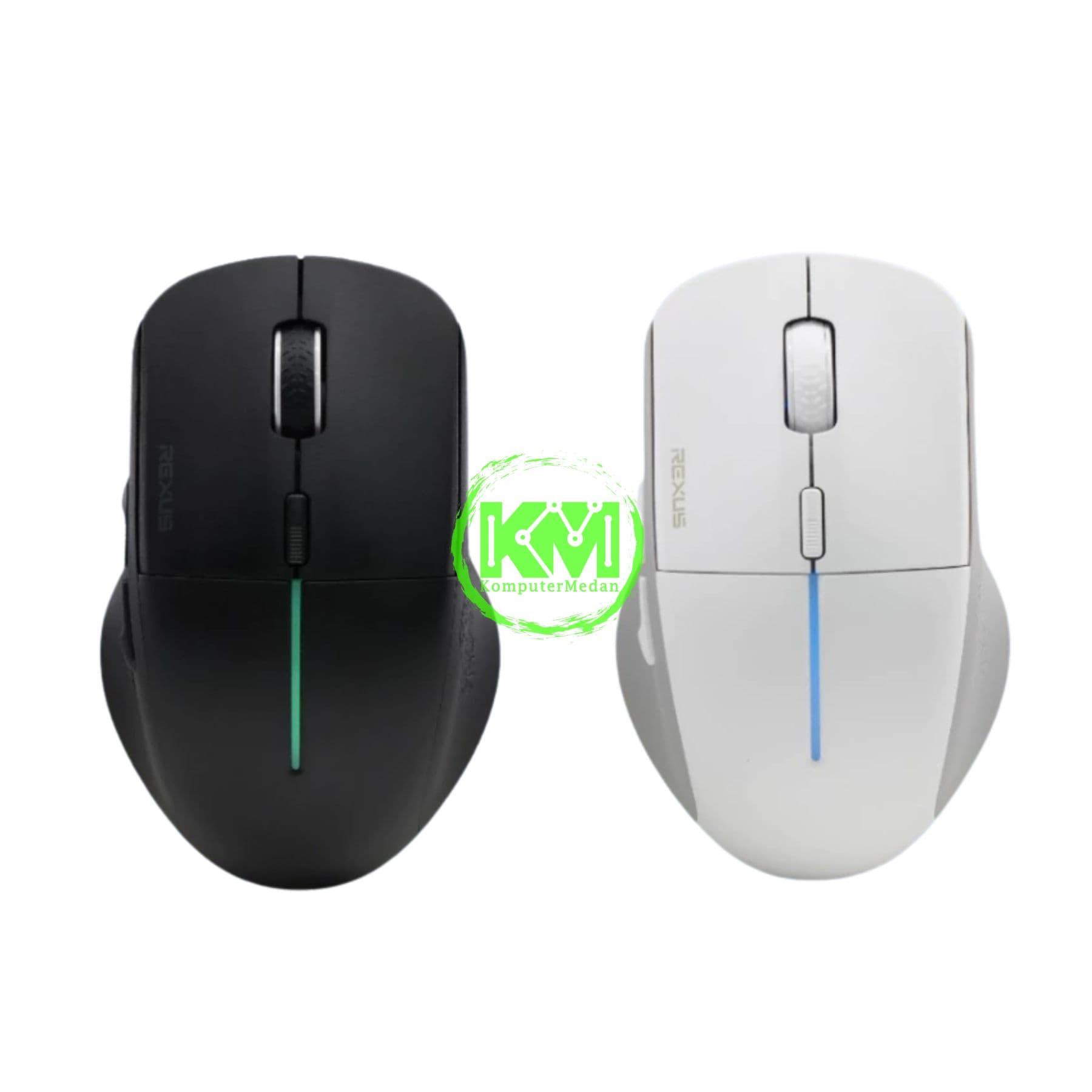 REXUS S5 V.2 AVIATOR WIRELESS GAMING MOUSE - BLACK & WHITE