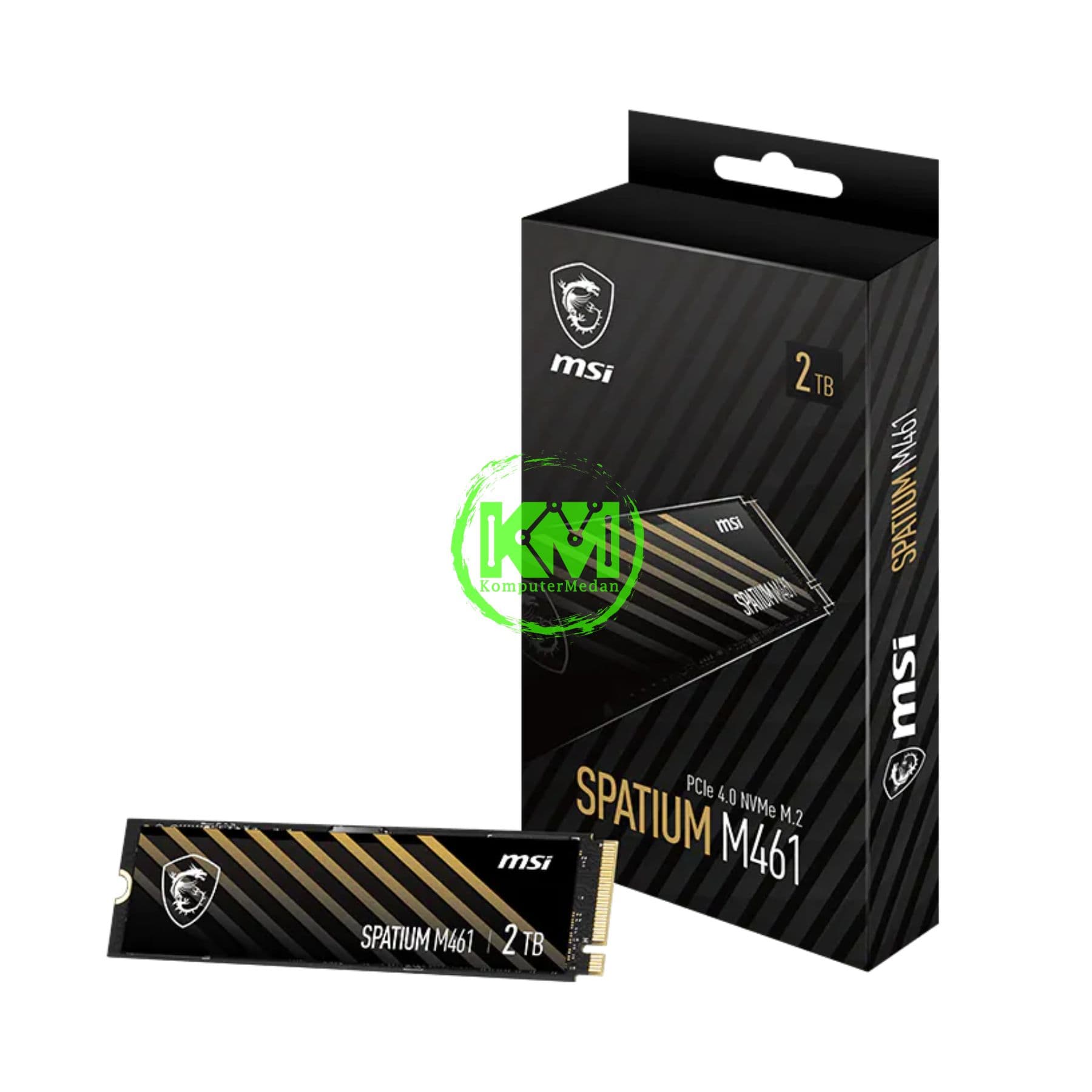 MSI SPATIUM M461 2TB M.2 NVME 4.0 SSD