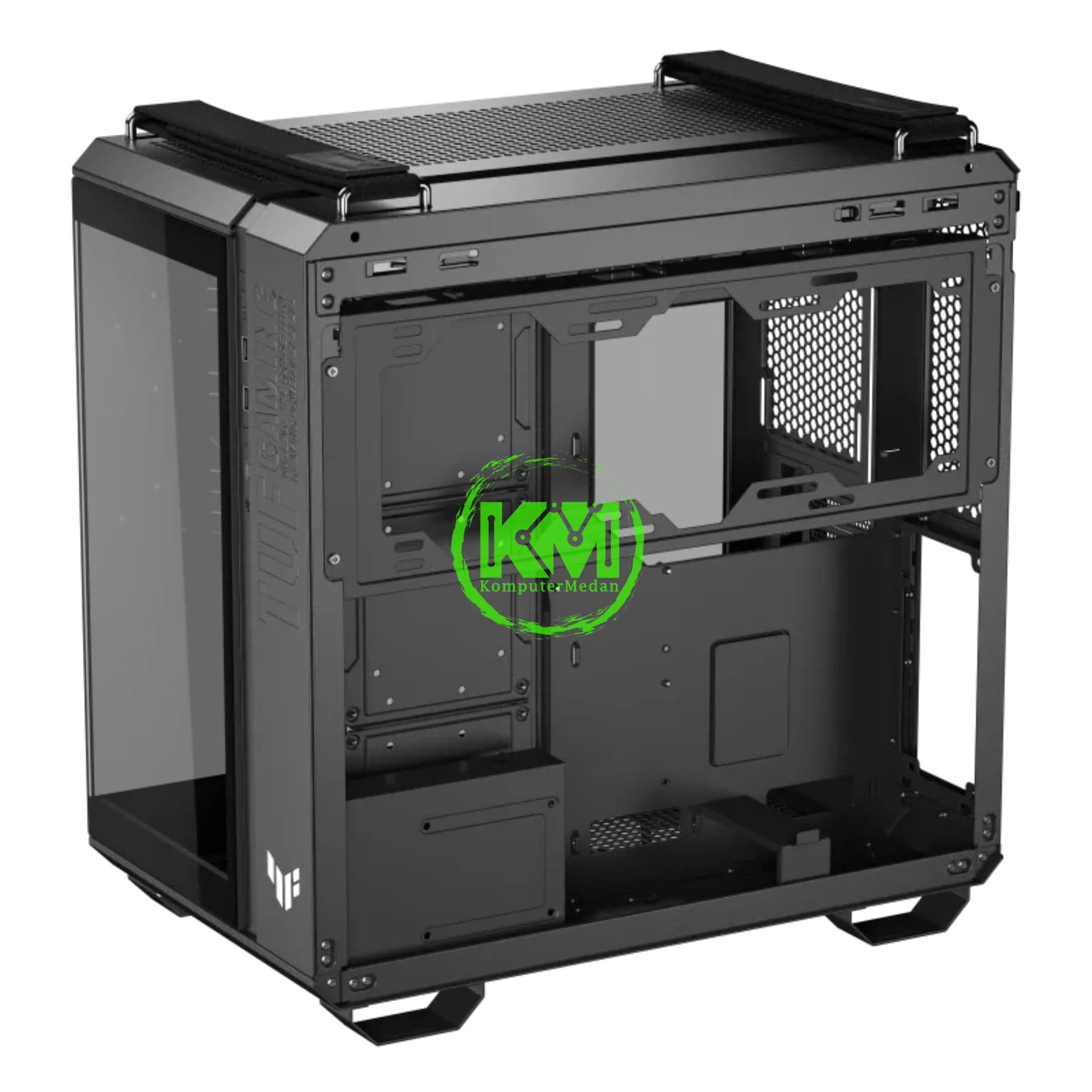 ASUS TUF GAMING GT502 HORIZON GAMING CASING - BLACK - Image 4