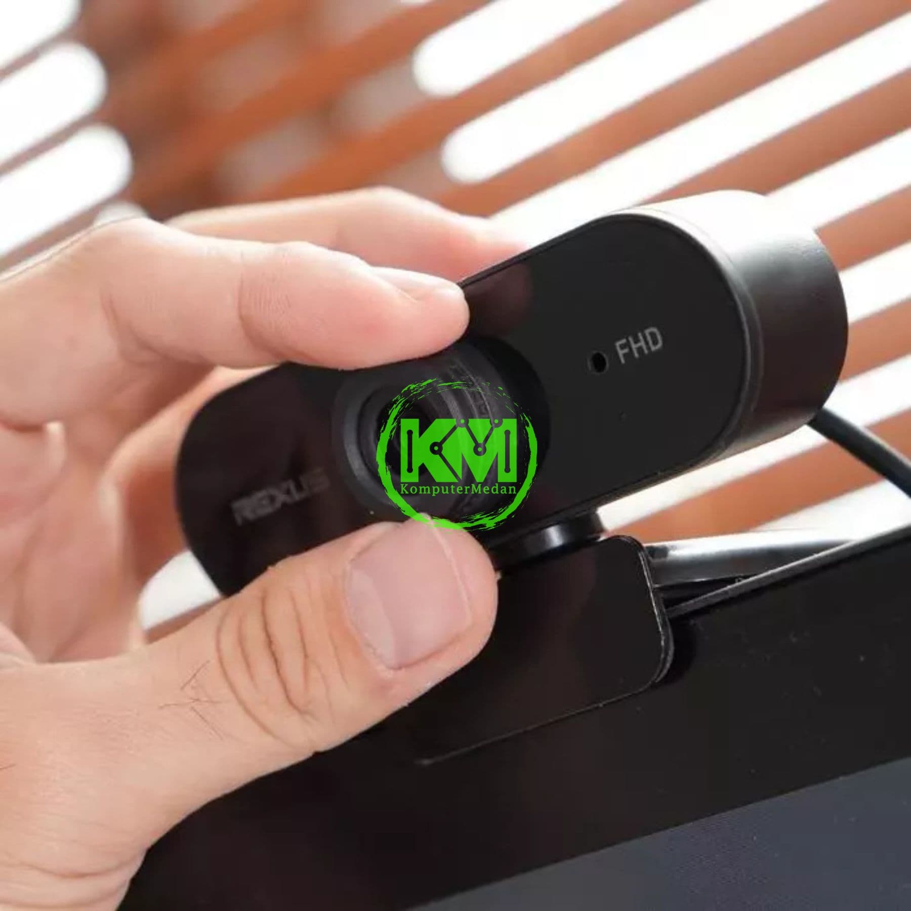 REXUS FHD SW-10 WEBCAM - BLACK - Image 4