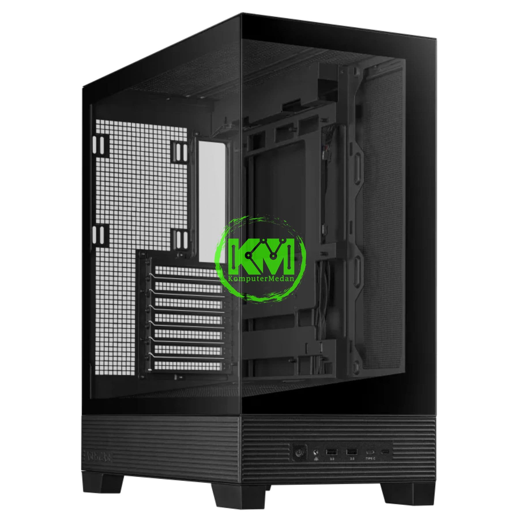 ASUS A31 GAMING CASING BLACK & WHITE - Image 2