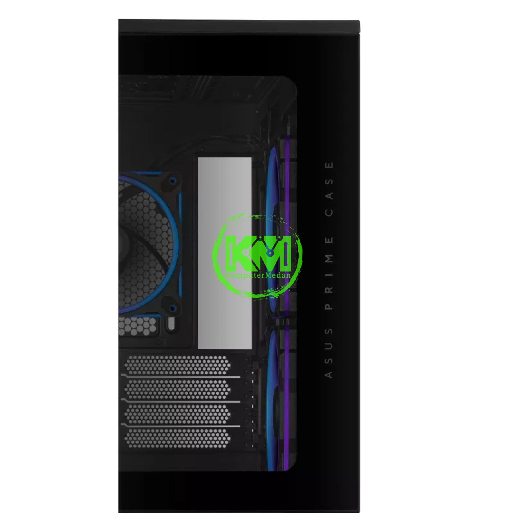 ASUS PRIME AP202 ARGB TG GAMING CASING BLACK & WHITE - Image 4