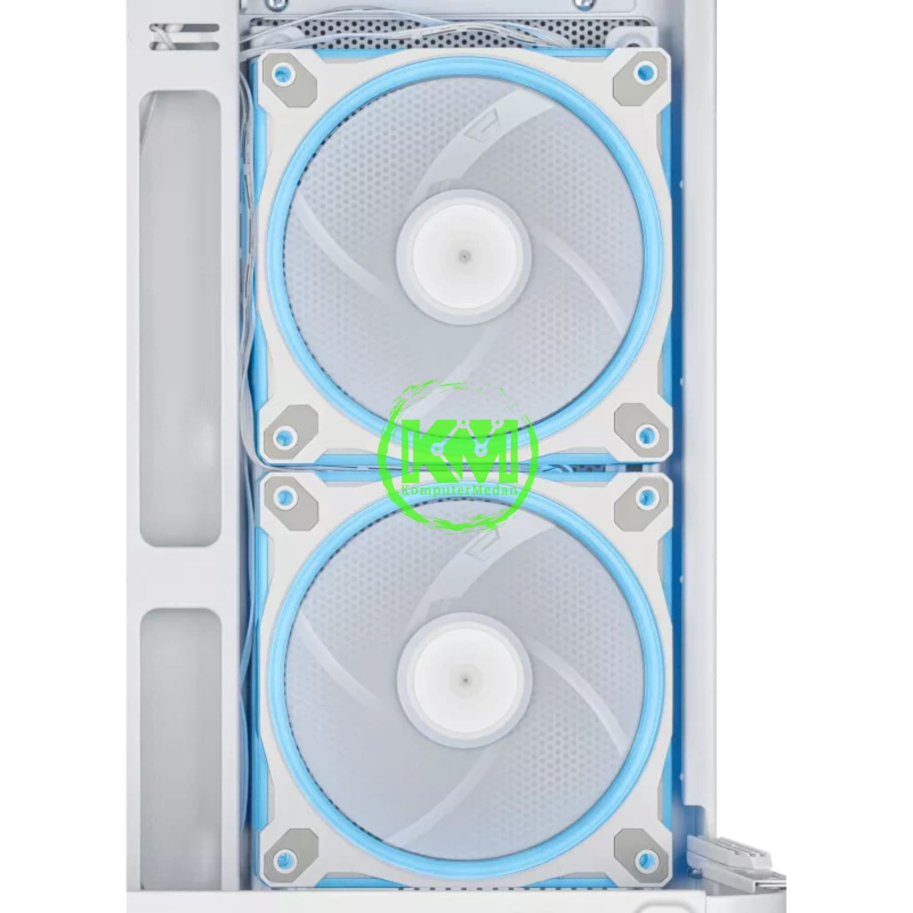 ASUS PRIME AP202 ARGB TG GAMING CASING BLACK & WHITE - Image 9