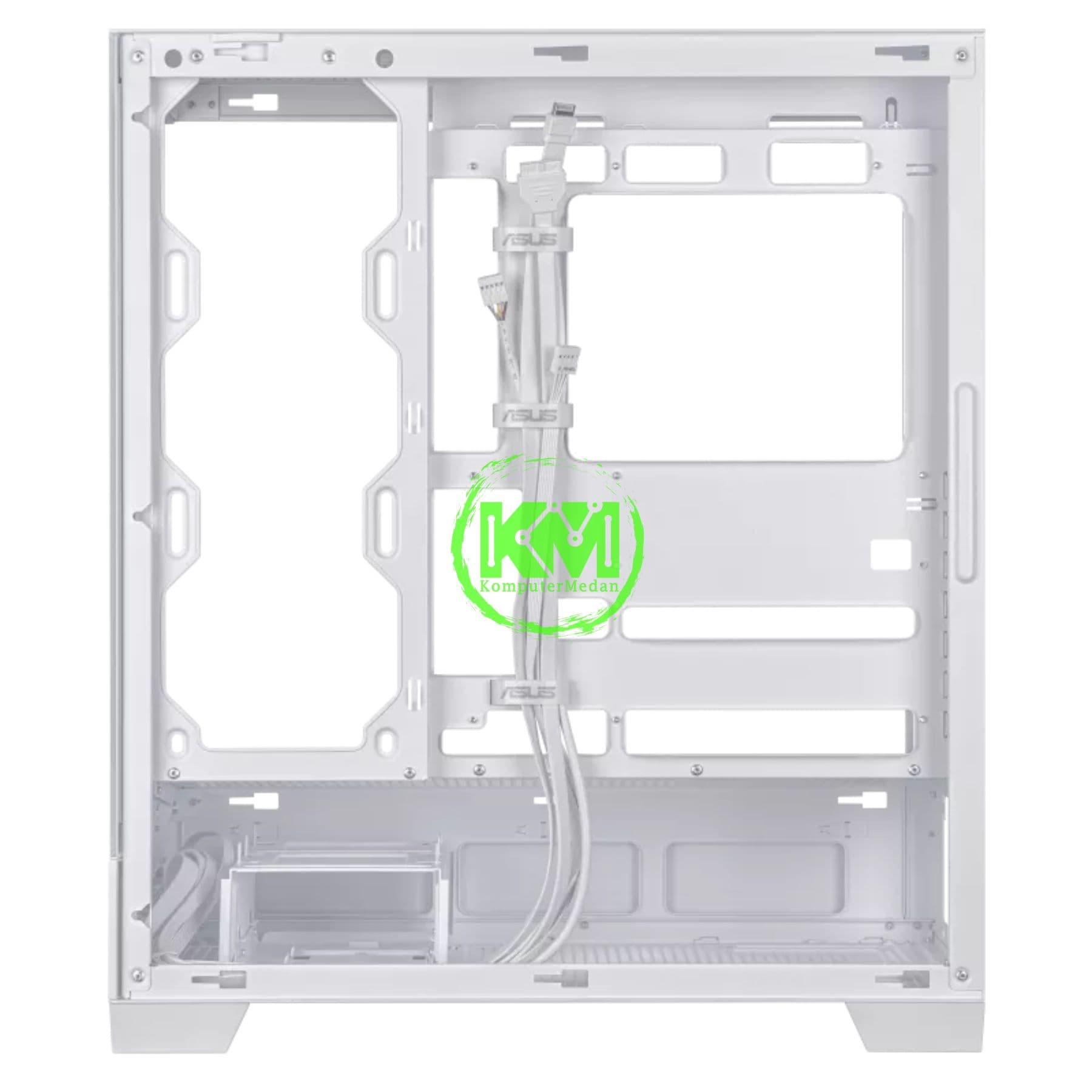 ASUS A31 GAMING CASING BLACK & WHITE - Image 9