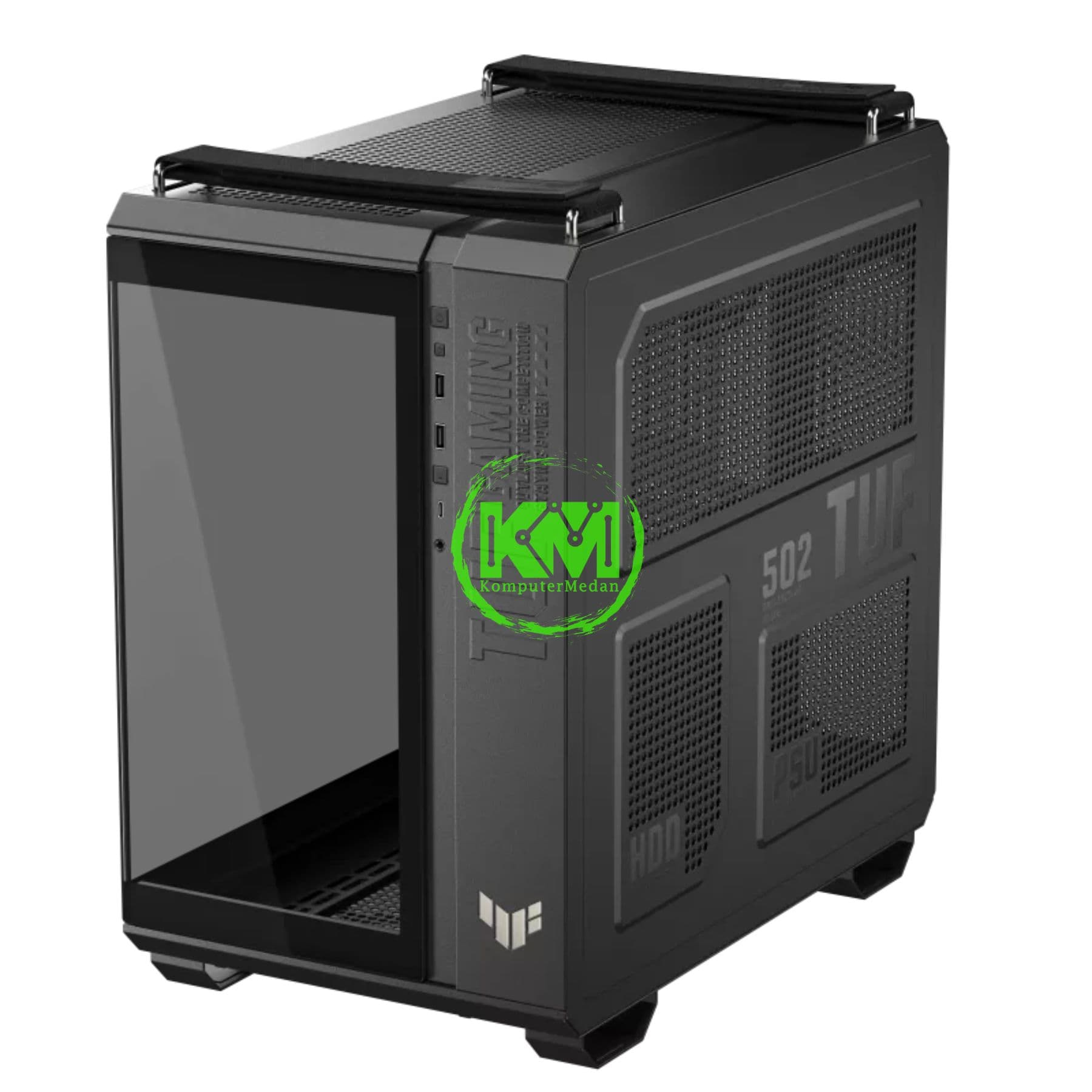 ASUS TUF GAMING GT502 HORIZON GAMING CASING - BLACK - Image 2