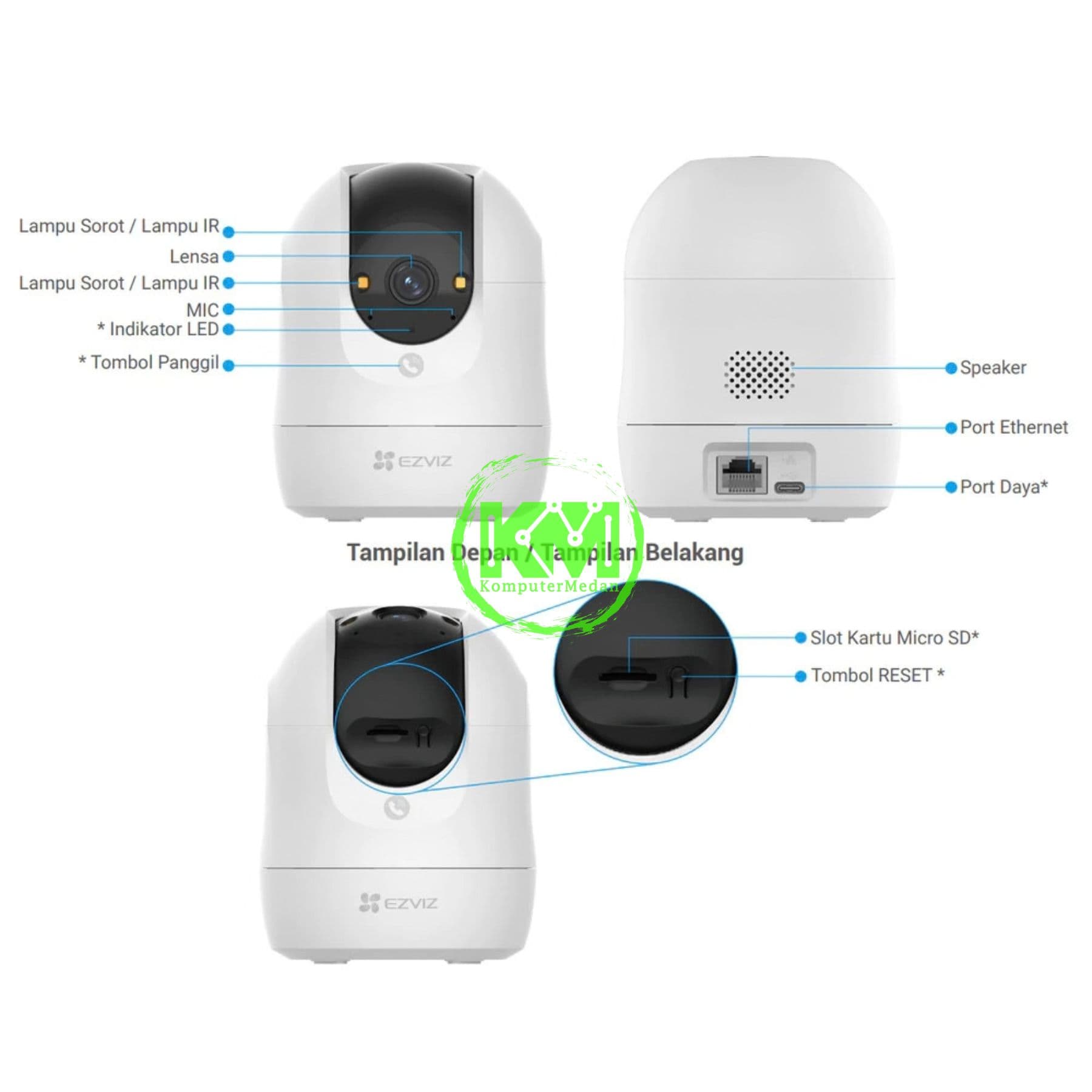EZVIZ C6N 5MP SMART HOME - Image 3