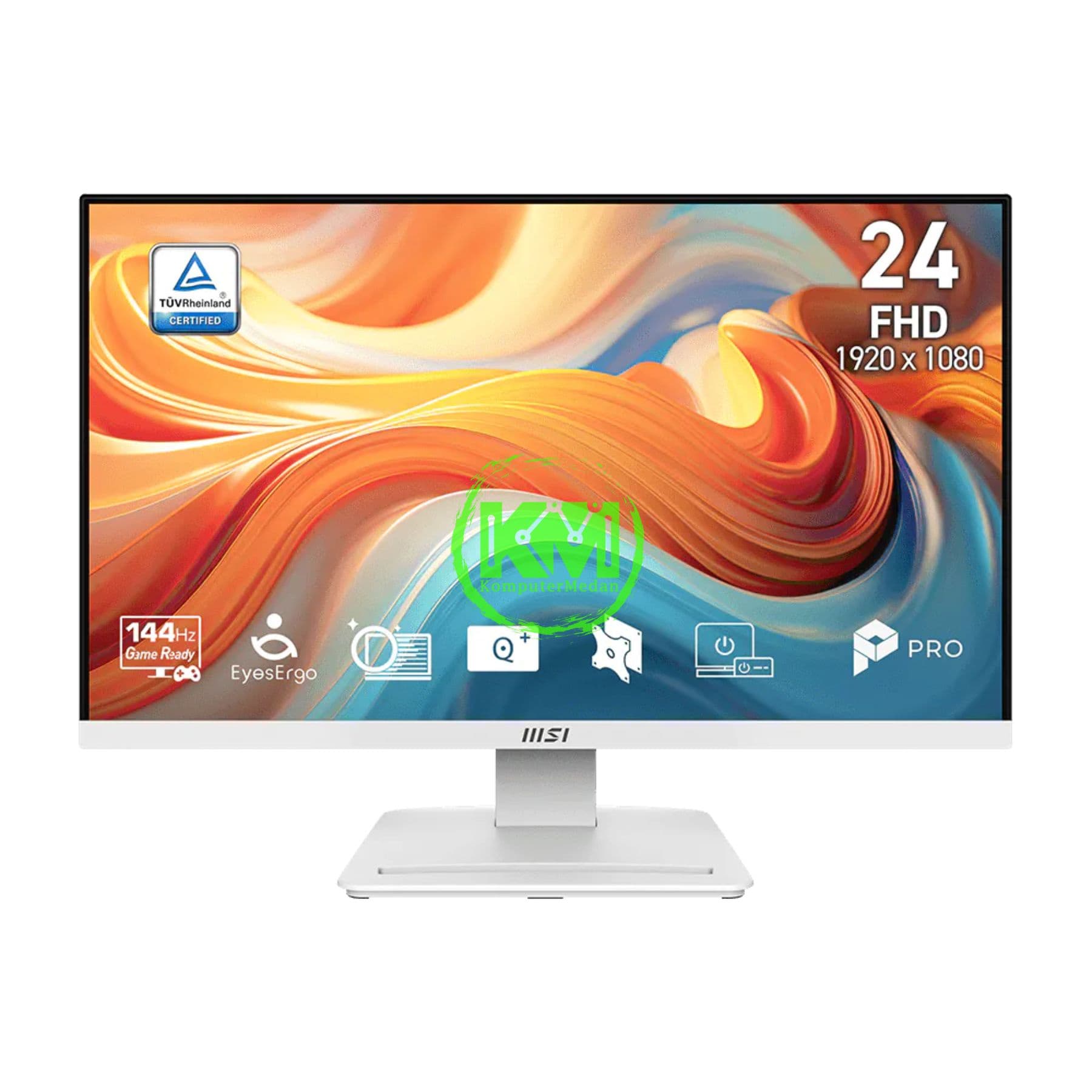 MSI PRO MP241W E14V WHITE GAMING MONITOR - Image 1