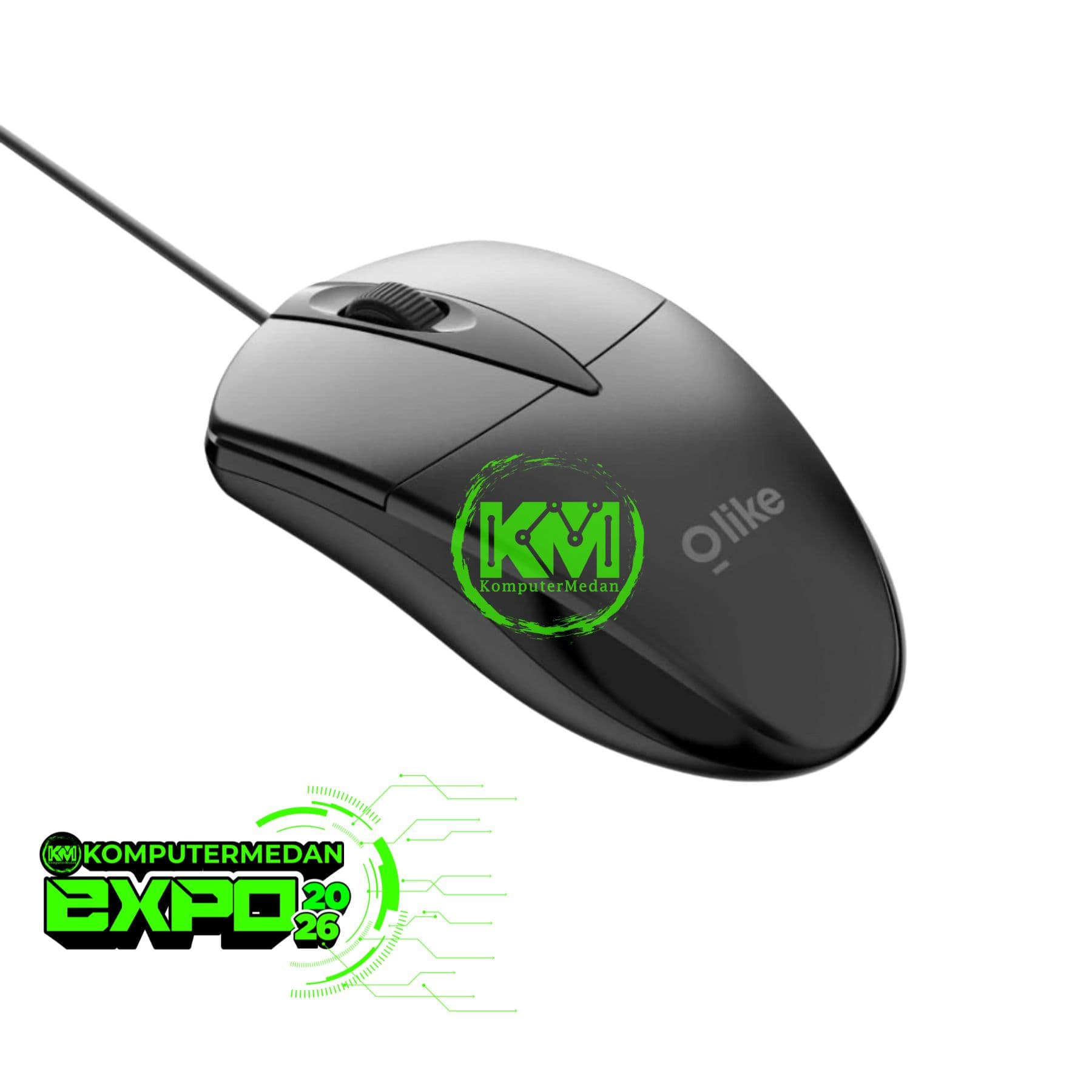 OLIKE WIRED M103 MOUSE (BLACK)