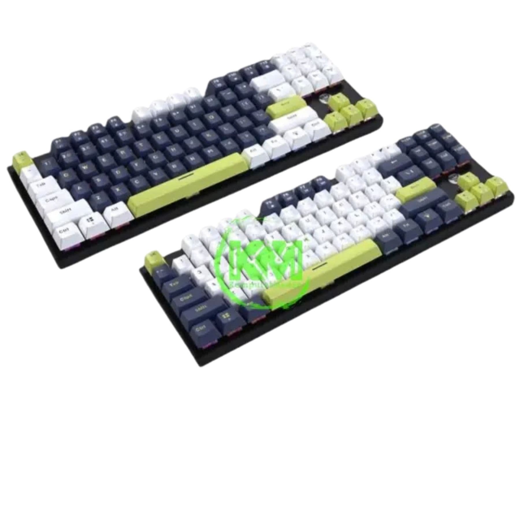 FANTECH YORU ATOM87S MK877S MECHANICAL KEYBOARD - BLUE/WHITE (SWITCH BLUE/RED) - Image 2