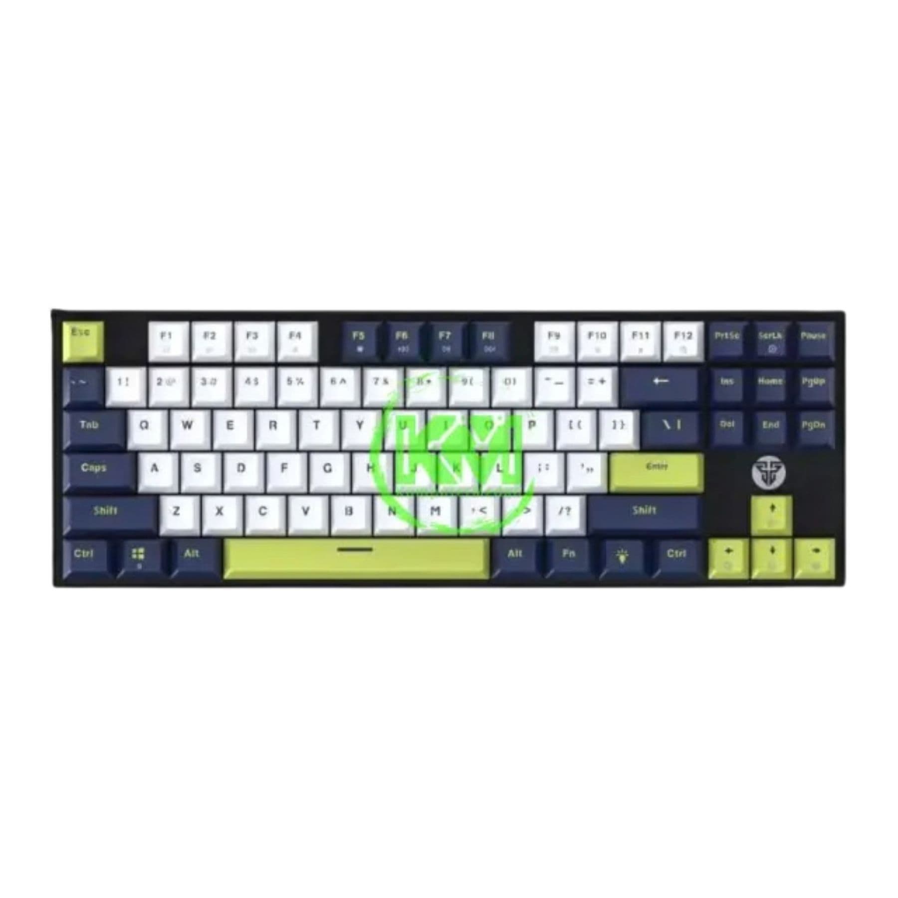 FANTECH YORU ATOM87S MK877S MECHANICAL KEYBOARD - BLUE/WHITE (SWITCH BLUE/RED) - Image 3