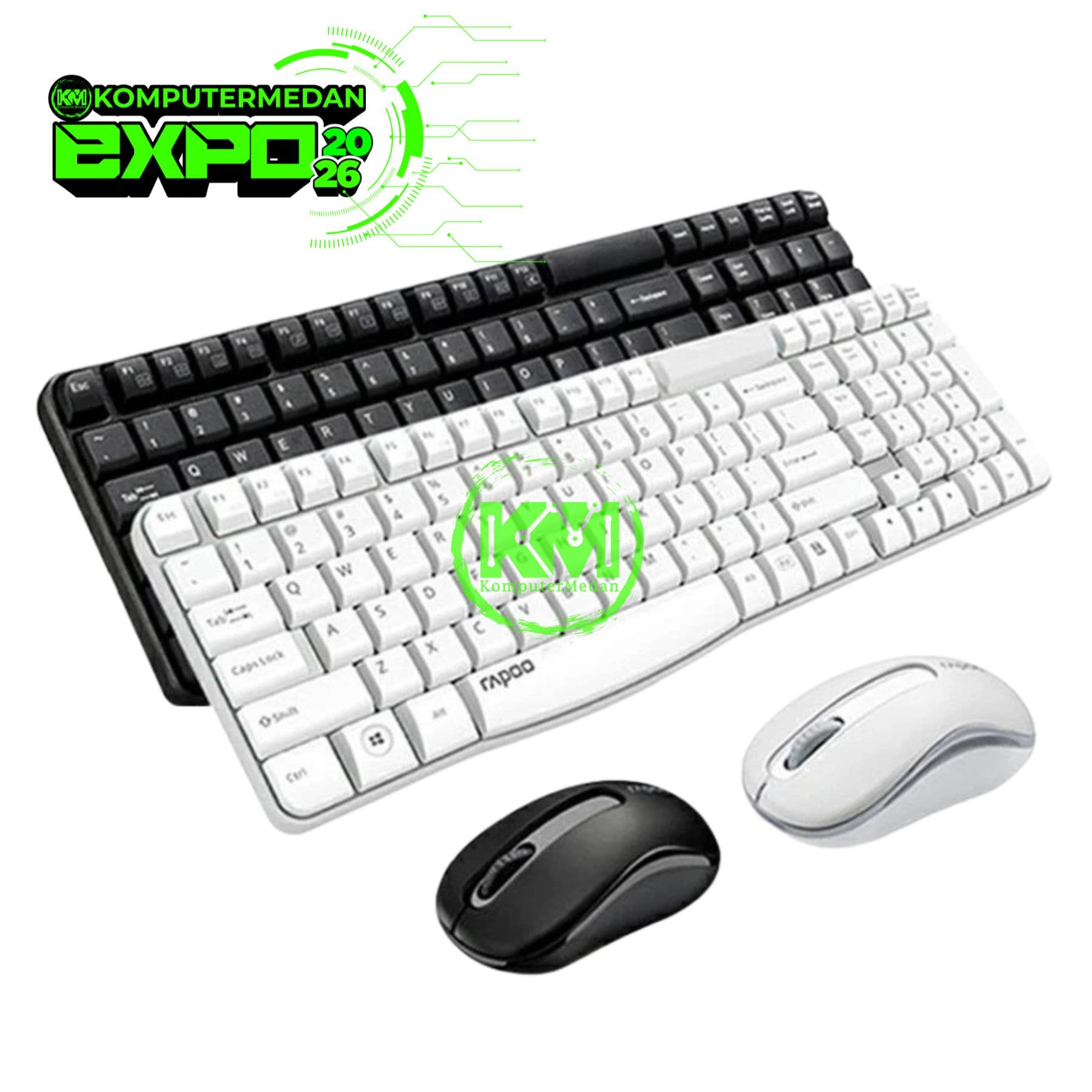 RAPOO X1800S WIRELESS KEYBOARD MOUSE COMBO
