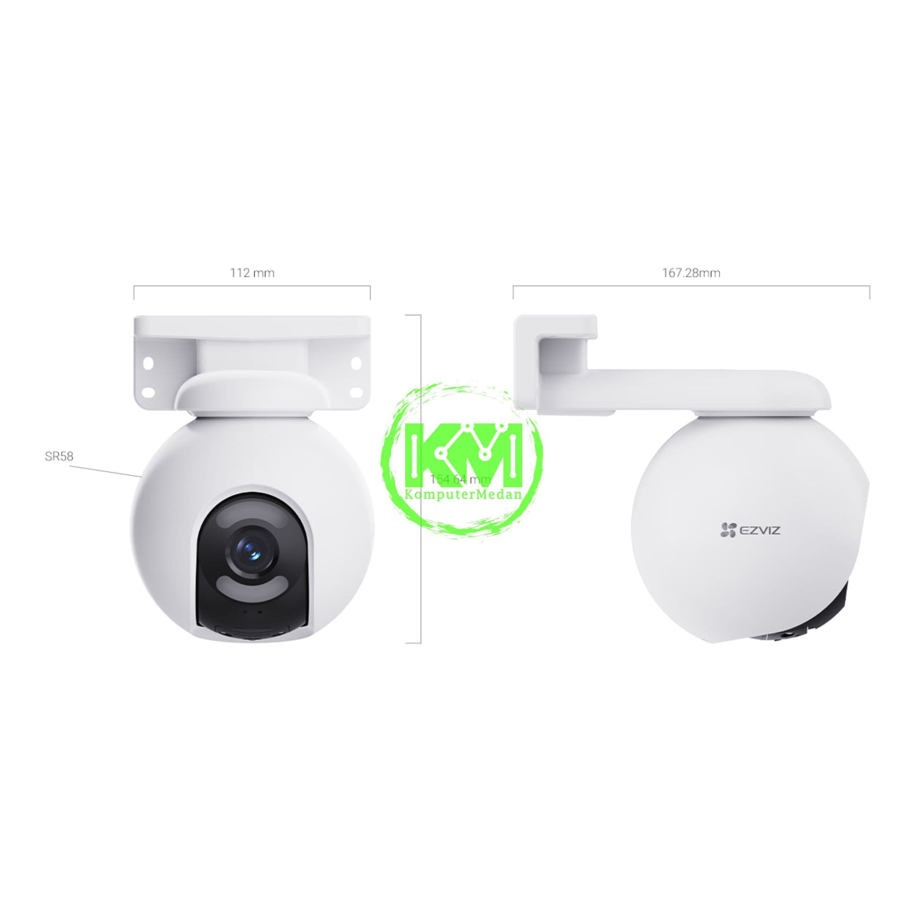 EZVIZ H8X 4MP COLOR NIGHT SMART HOME - Image 2
