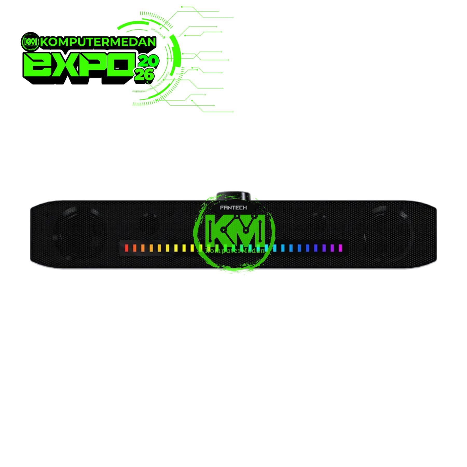 FANTECH GS303 GAMING SPEAKER (GROOVE BAR - DUAL MODE : WIRED & BLUETOOTH 5.3)