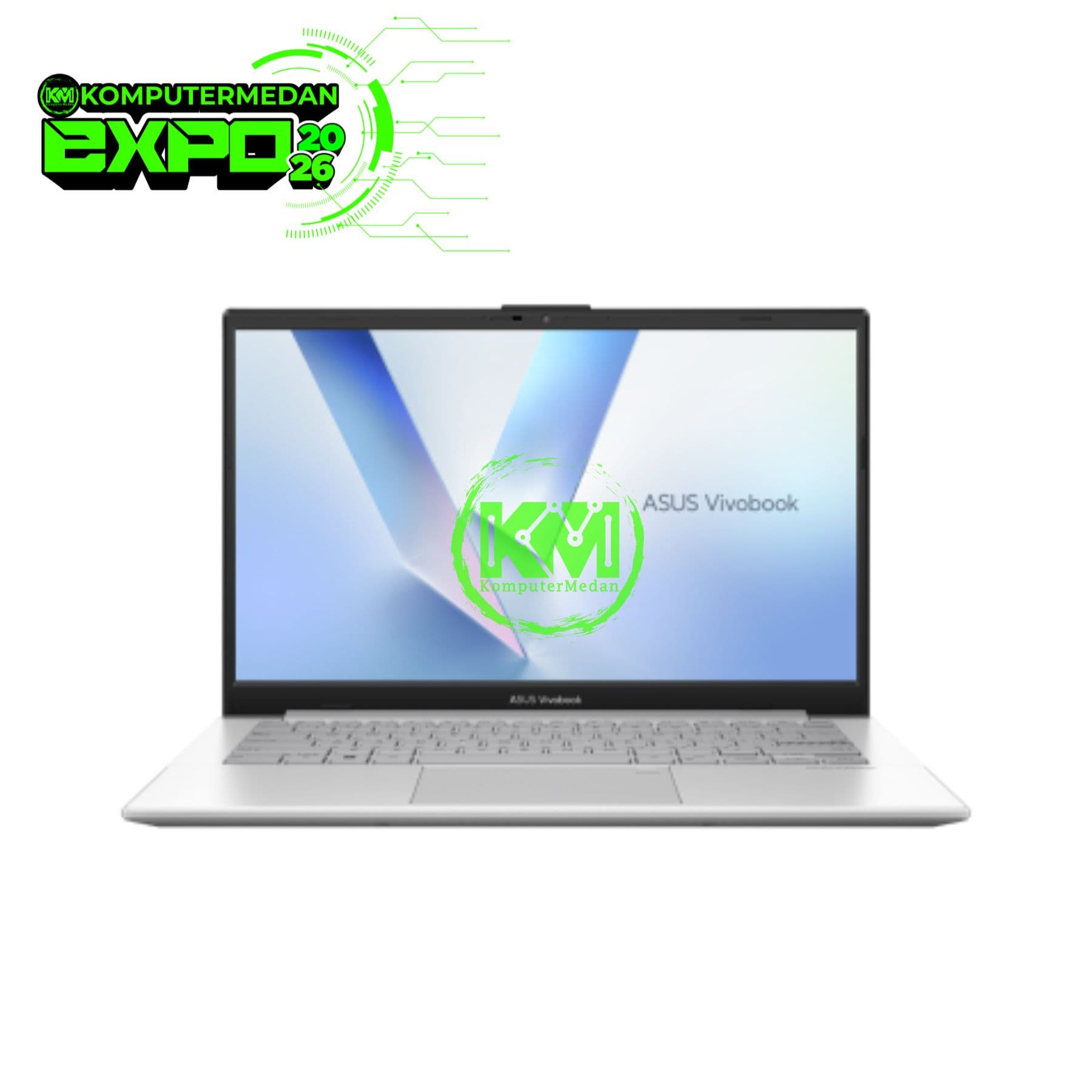 ASUS VIVOBOOK GO E1404FA-VIPS3853M COOL SILVER LAPTOP - Image 1