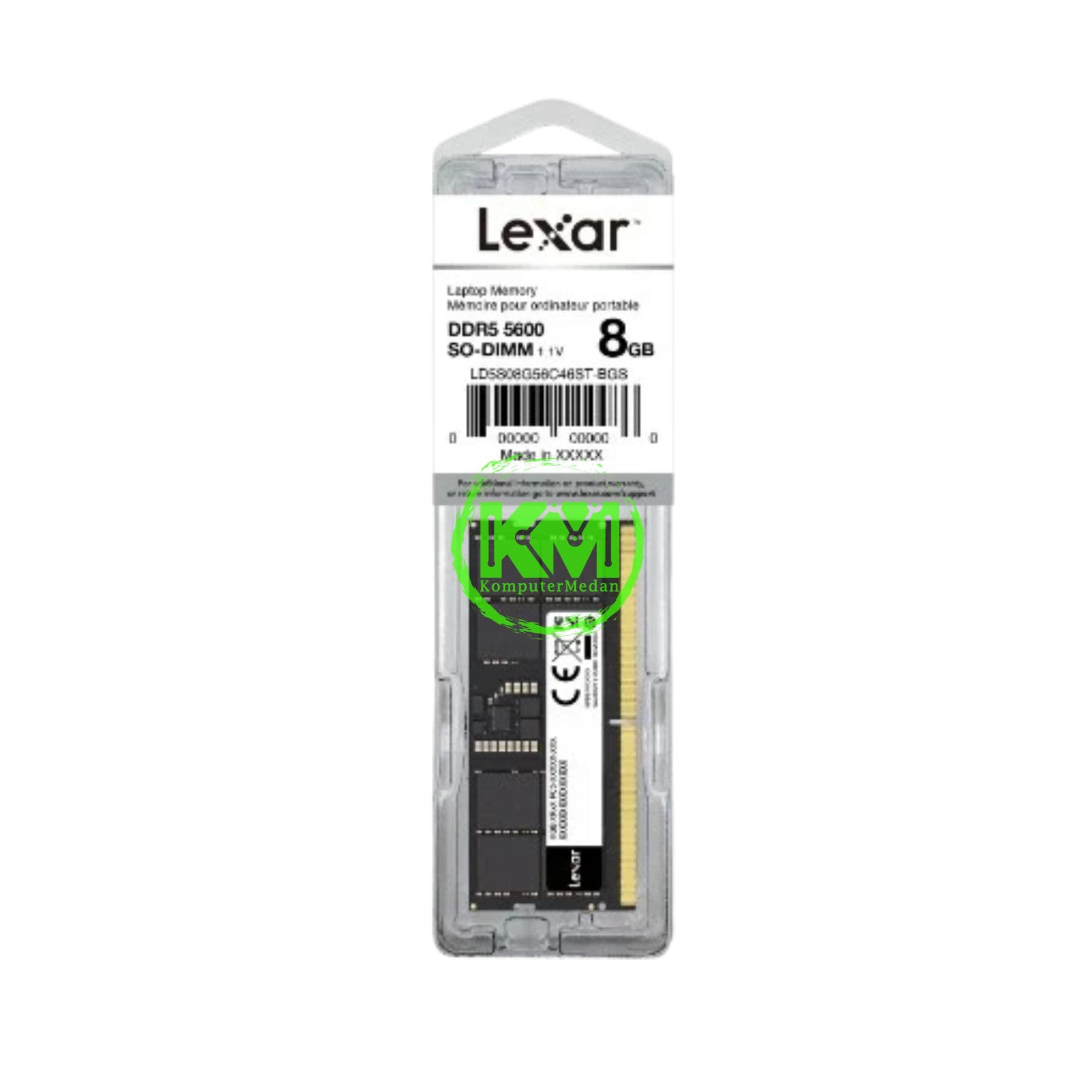 LEXAR SO-DIMM 8GB DDR5 5600MHZ, CL46-BLISTER