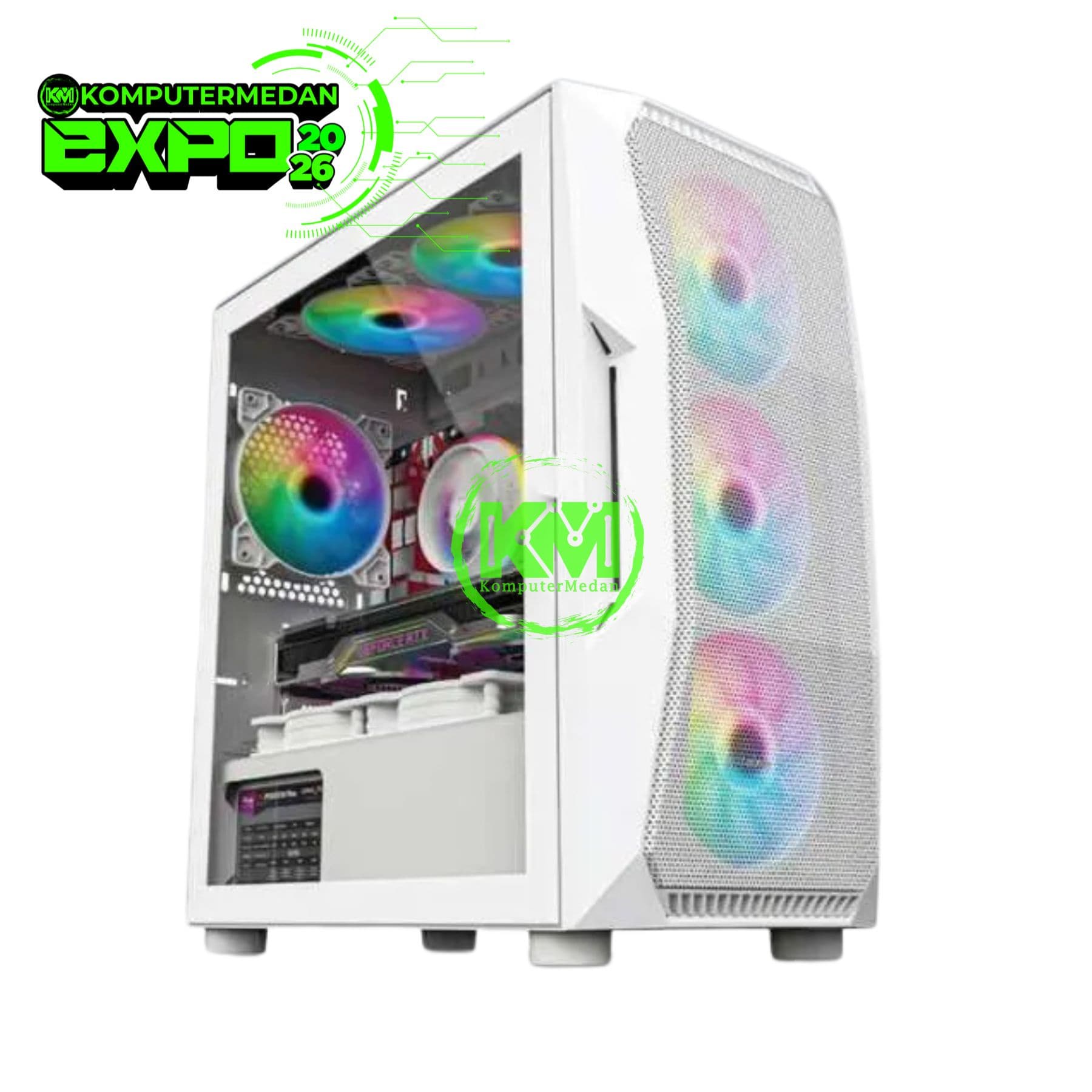 INFINITY POSEIDON V2 WHITE GAMING CASING