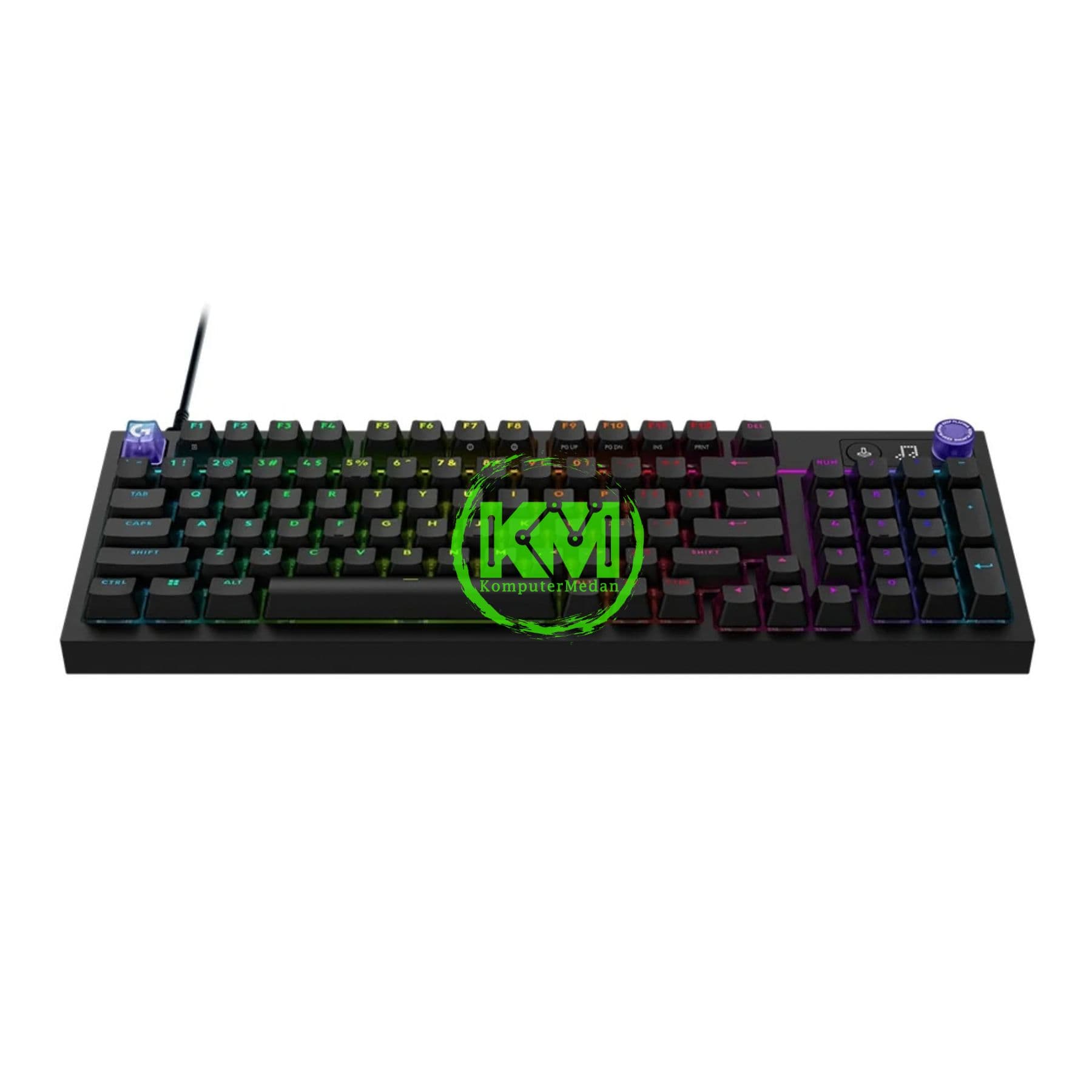 LOGITECH G316 X 98 WIRED GAMING KEYBOARD BLACK & WHITE - Image 3