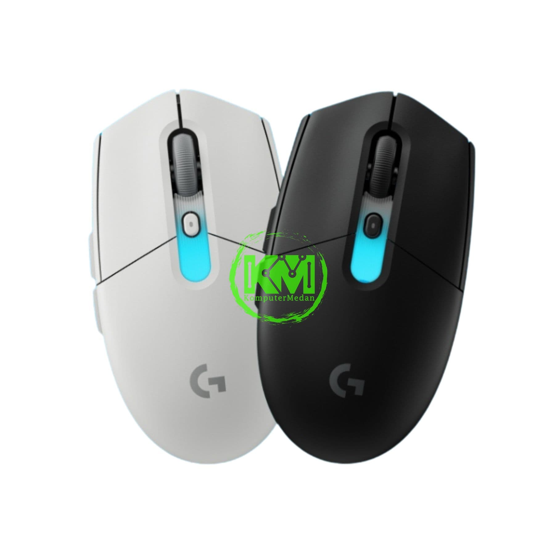 LOGITECH G304 X SUPERLIGHT WIRELESS GAMING MOUSE BLACK/WHITE - Image 1