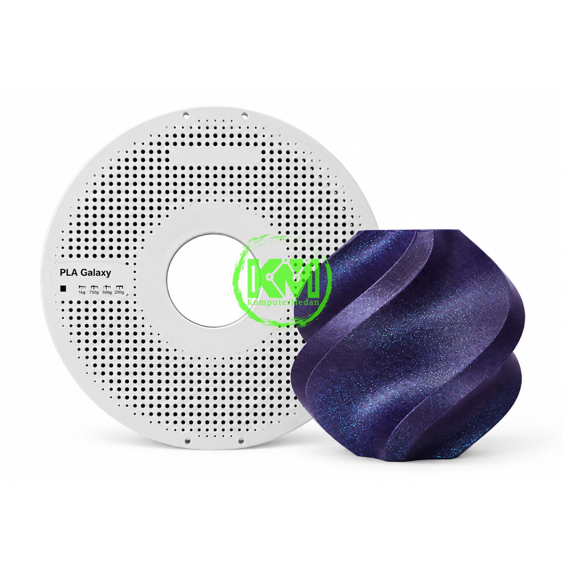 BAMBU LAB PLA GALAXY PURPLE WITH BAMBU REUSEABLE SPOOL