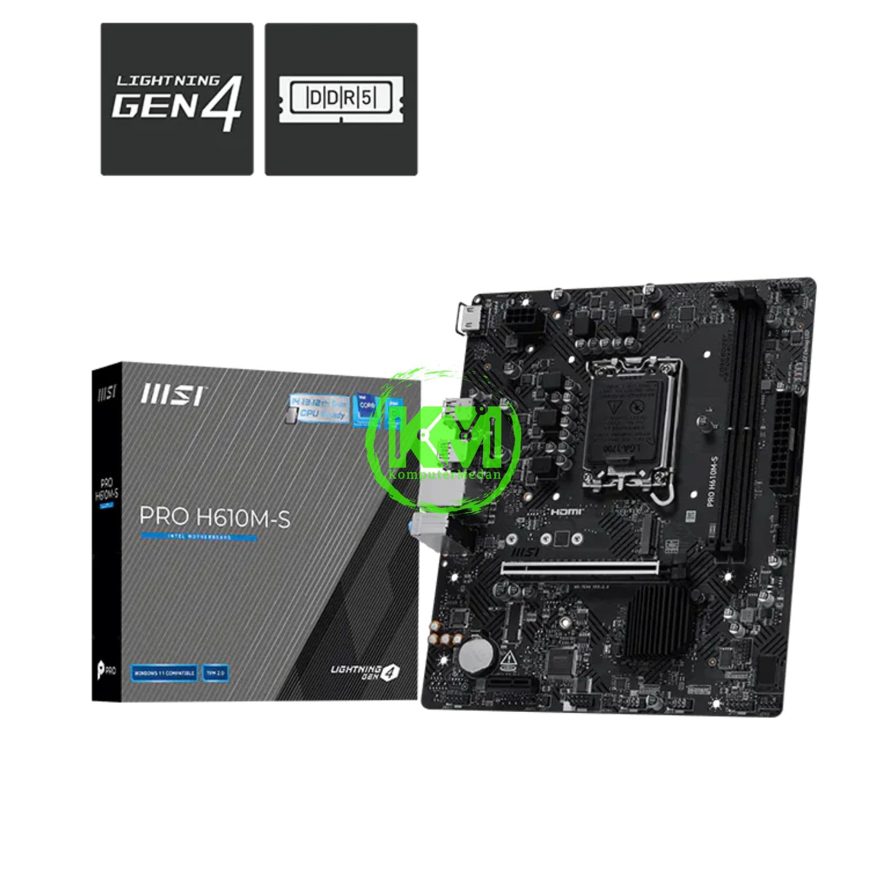 MSI PRO H610M-S DDR5 MOTHERBOARD