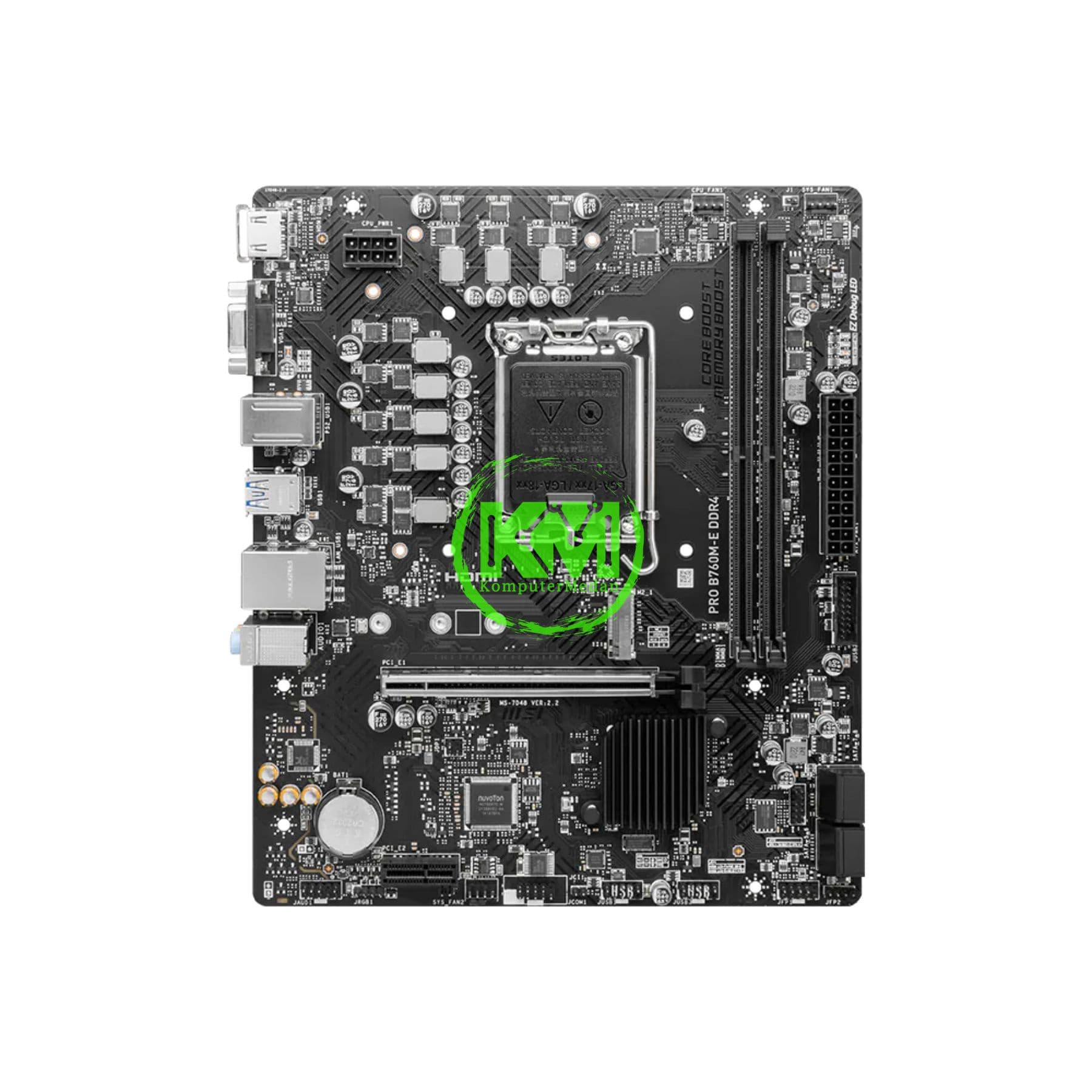 MSI PRO B760M-E DDR4 + WINDOWS 11 HOME MOTHERBOARD - Image 2