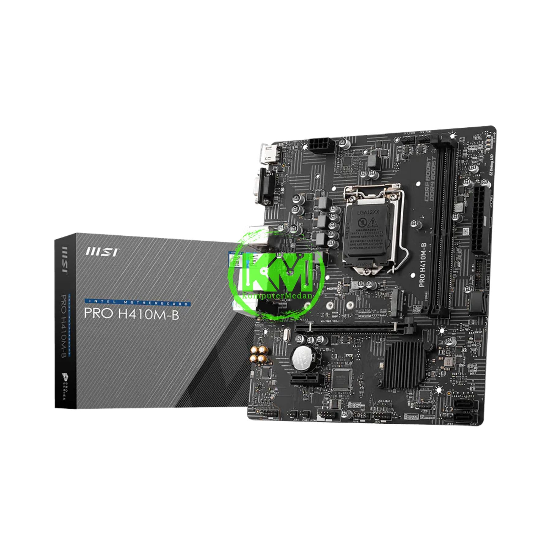 MSI PRO H410M-B + WINDOWS 11 HOME MOTHERBOARD - Image 1