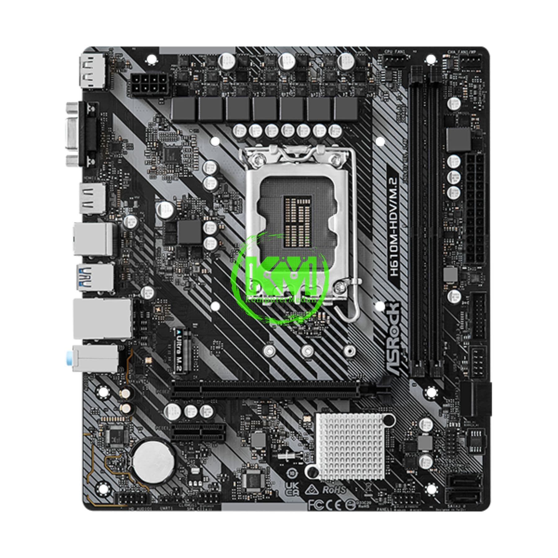 ASROCK H610M-HDV/M.2 R2.0 MOTHERBOARD - Image 2