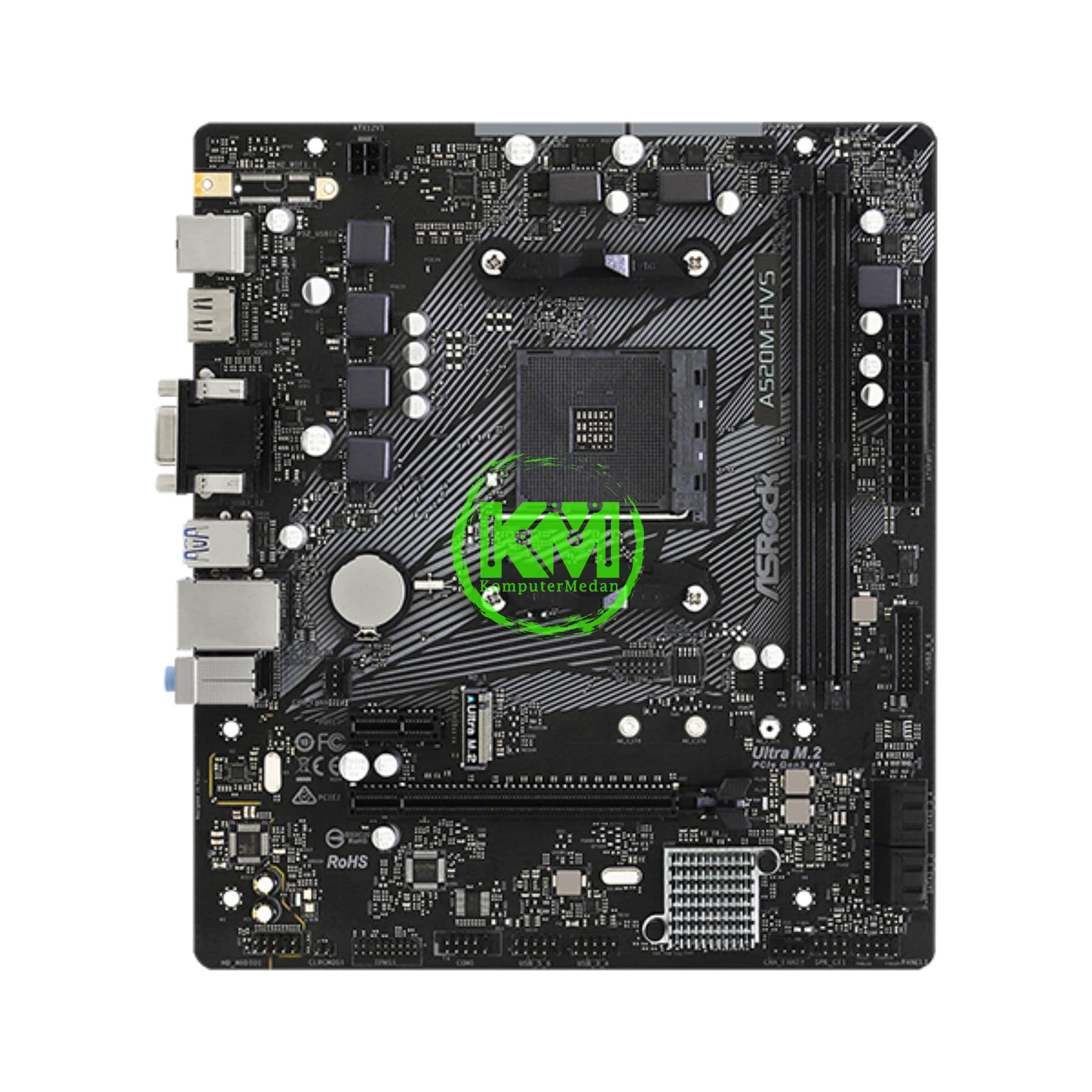 ASROCK A520M HVS MOTHERBOARD - Image 2