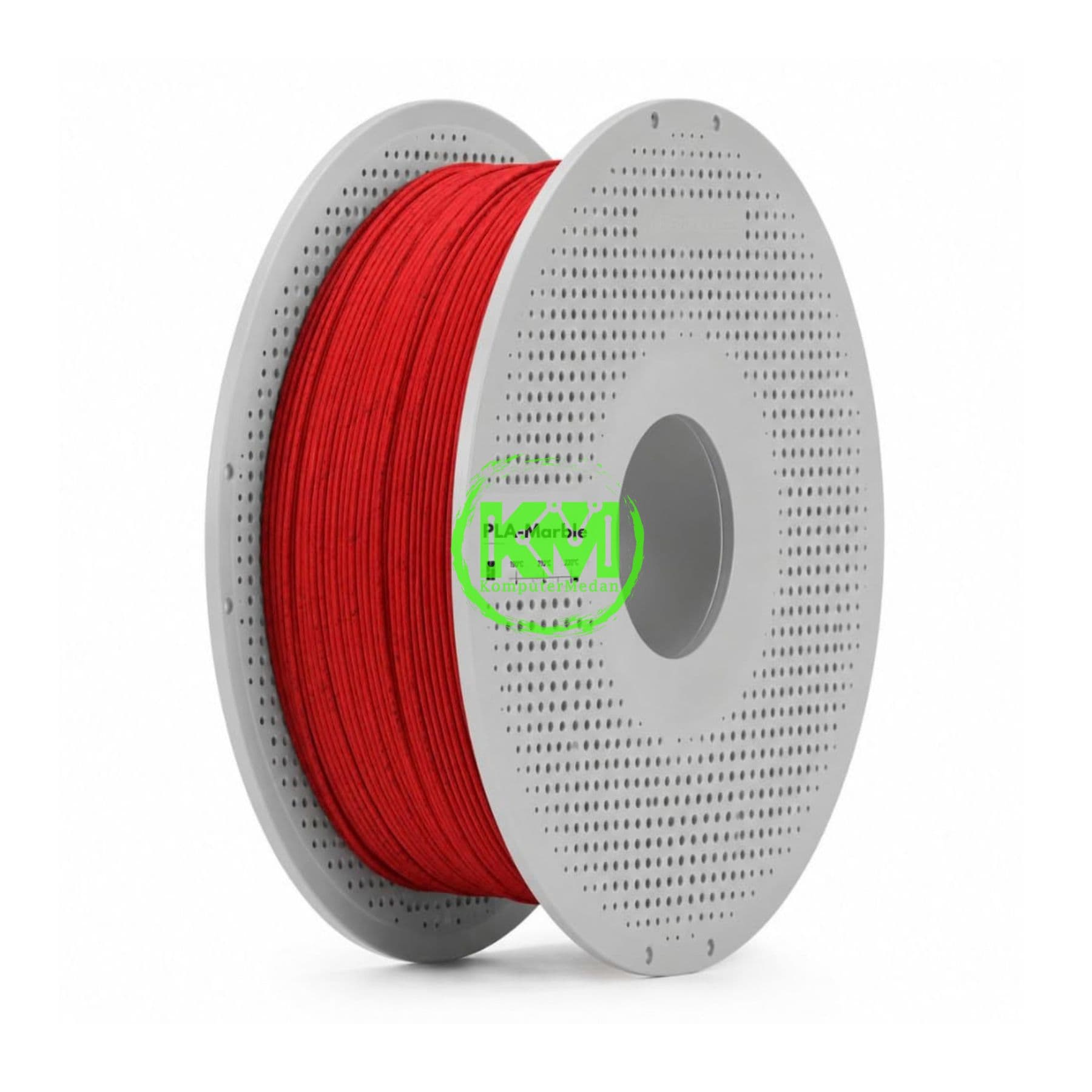 BAMBU LAB PLA MARBLE RED GRANITE WITH BAMBU REUSEABLE SPOOL