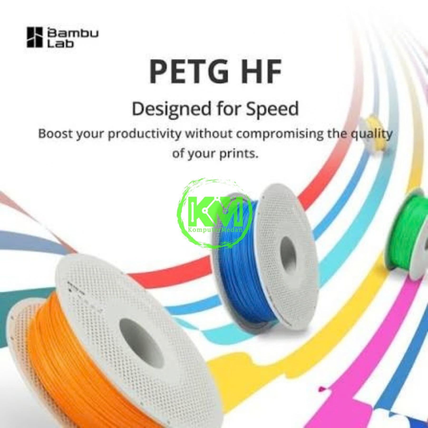 BAMBU LAB PETG HF WITH BAMBU REUSEABLE SPOOL - Image 2