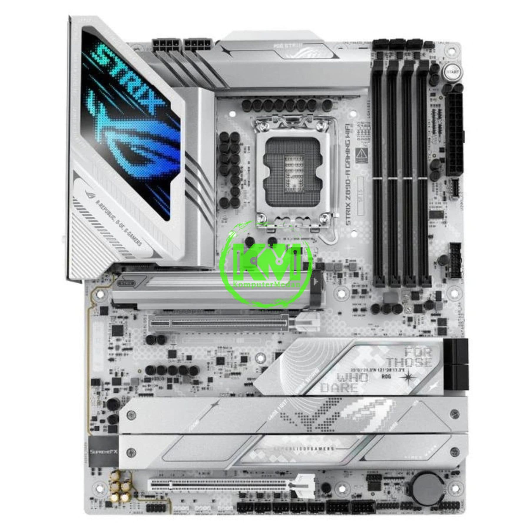 ASUS ROG STRIX Z890-A GAMING WIFI (WHITE) MOTHERBOARD - Image 2