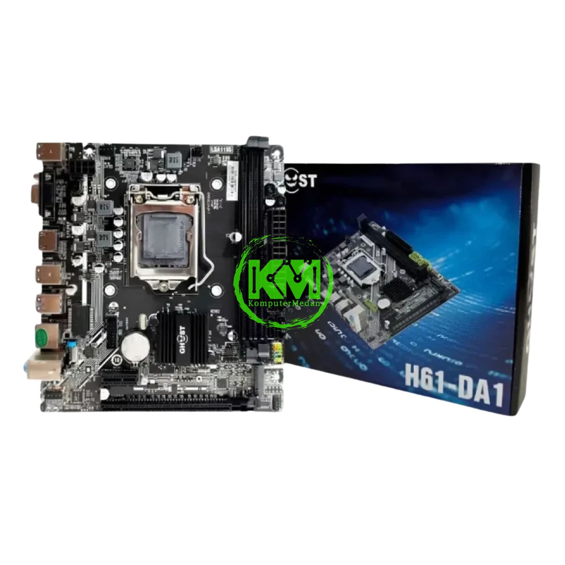 GHOST H61-DA1 MOTHERBOARD - NP