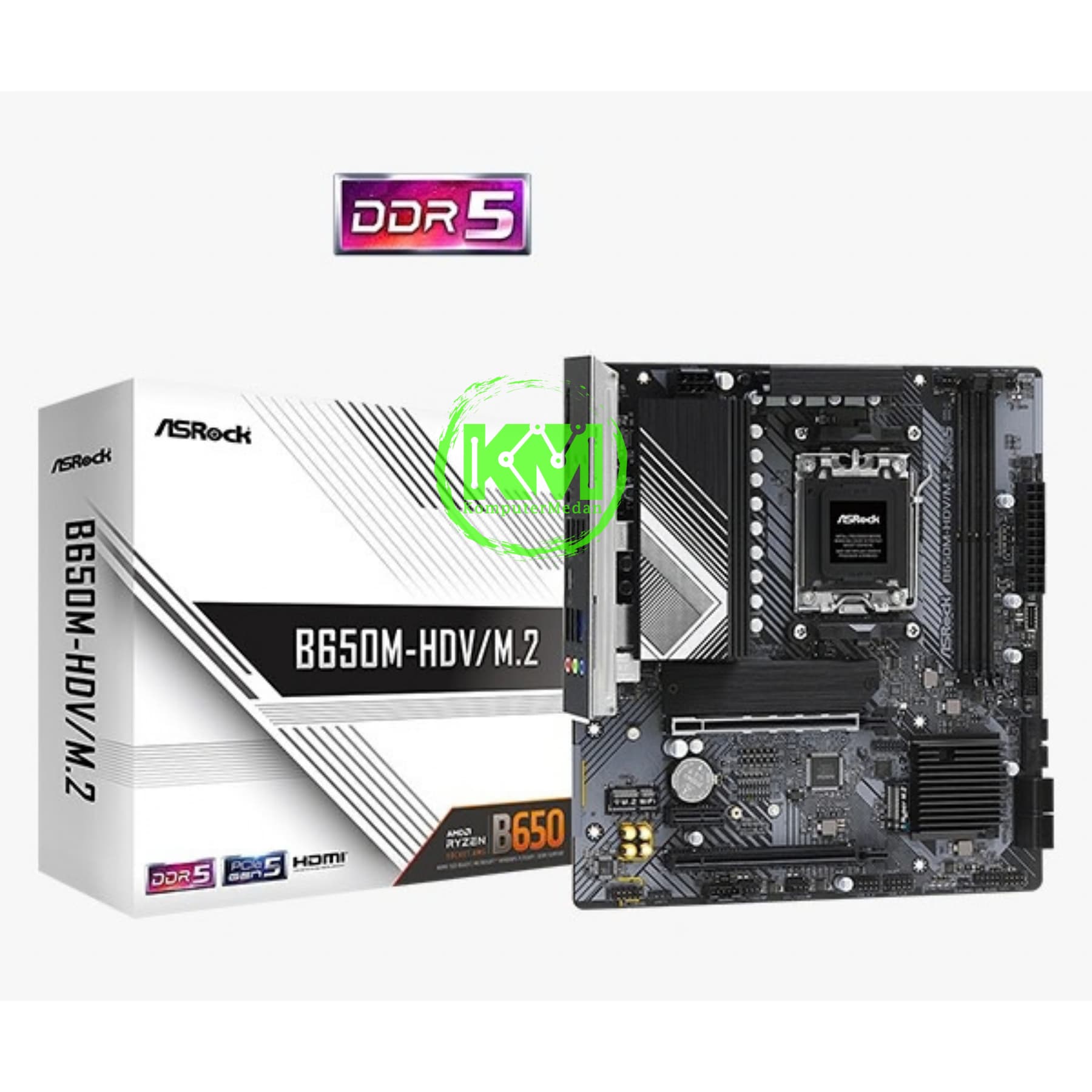 ASROCK B650M-HDV M.2 MOTHERBOARD
