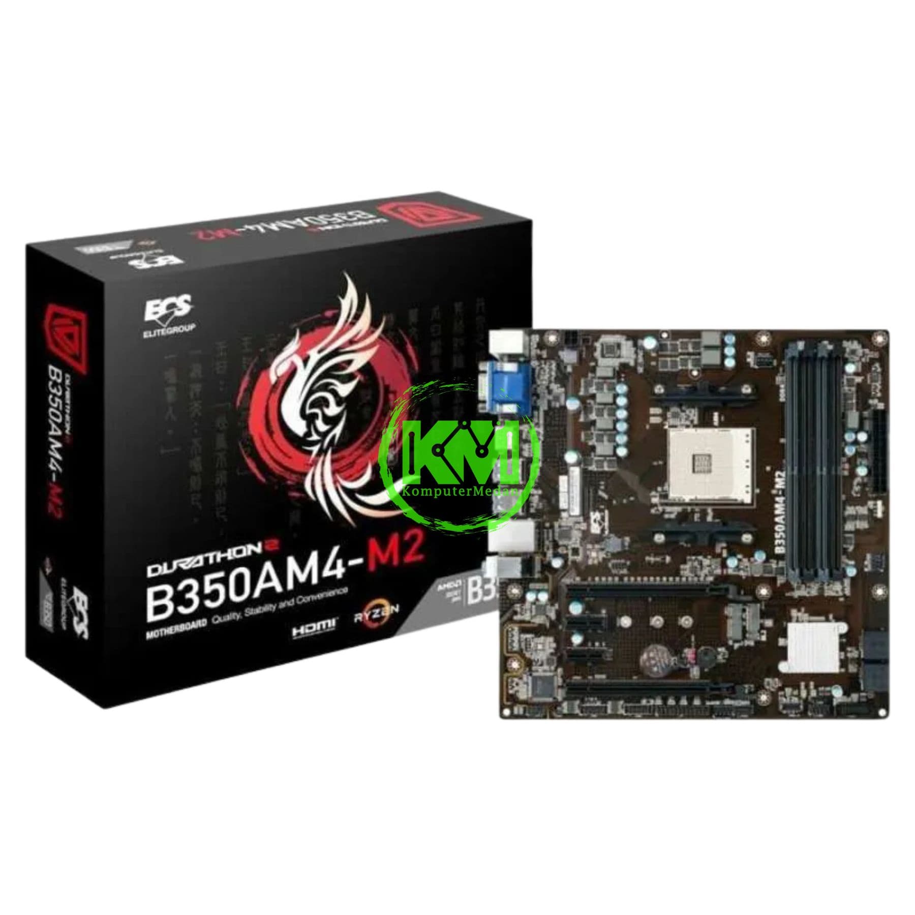 DURATHON B350 AM4-M2 MOTHERBOARD - NP - Image 1