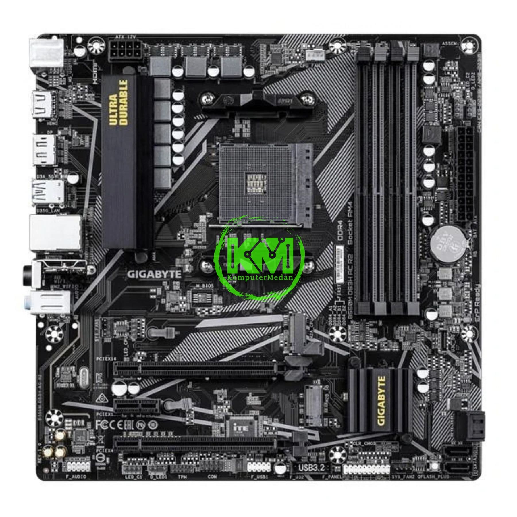 GIGABYTE B550M DS3H AC R2 WIFI MOTHERBOARD - Image 2