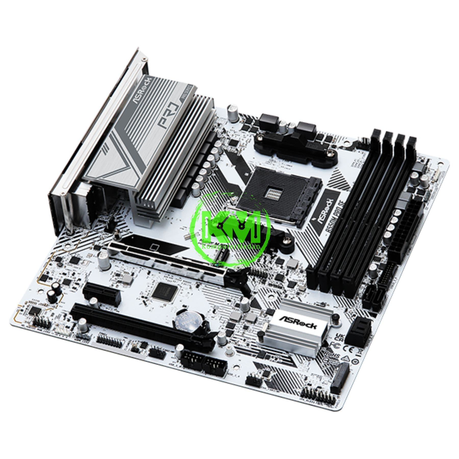 ASROCK B550M PRO SE WHITE MOTHERBOARD - Image 4