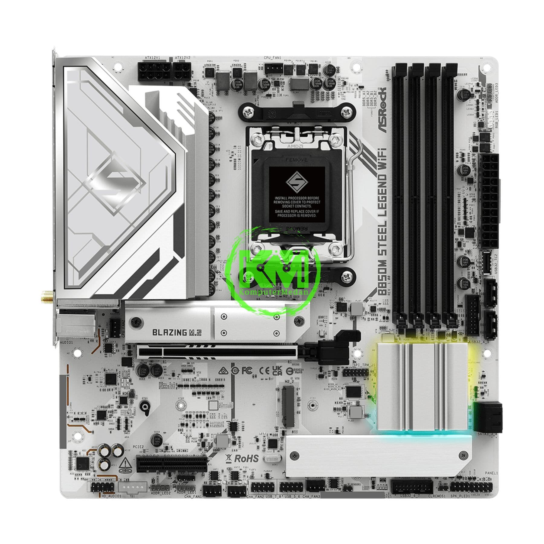 ASROCK B550M STEEL LEGEND WIFI MOTHERBOARD - Image 2