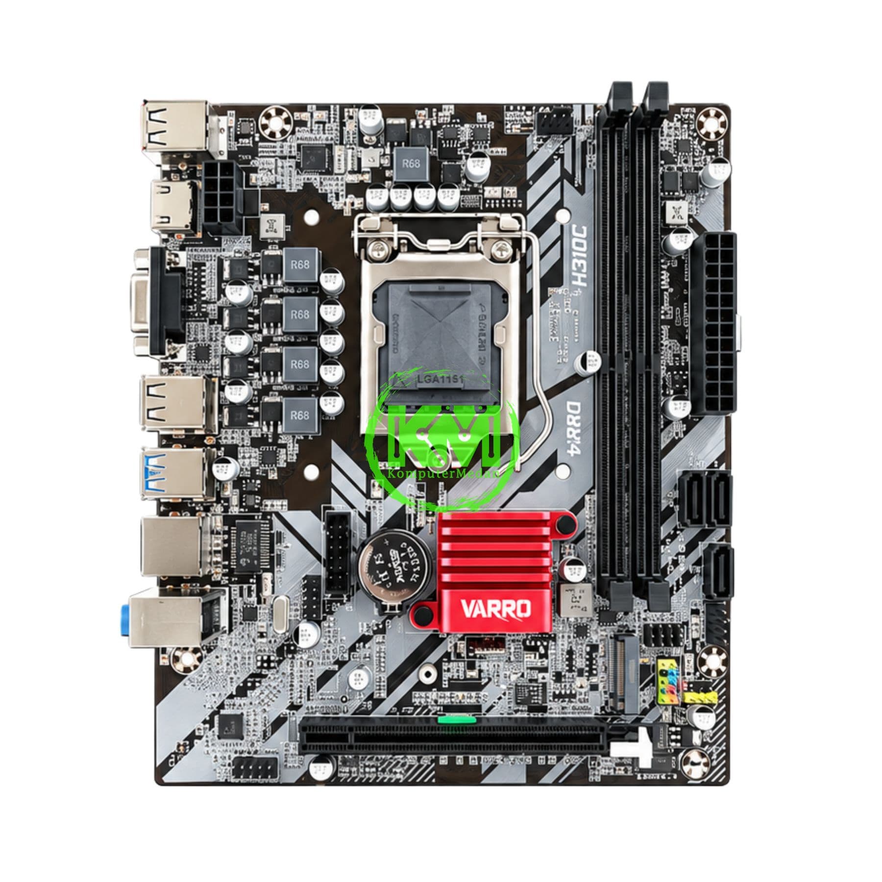 VARRO H310C VR-4 (SUPPORT GEN 6,7,8 & 9) MOTHERBOARD - Image 2