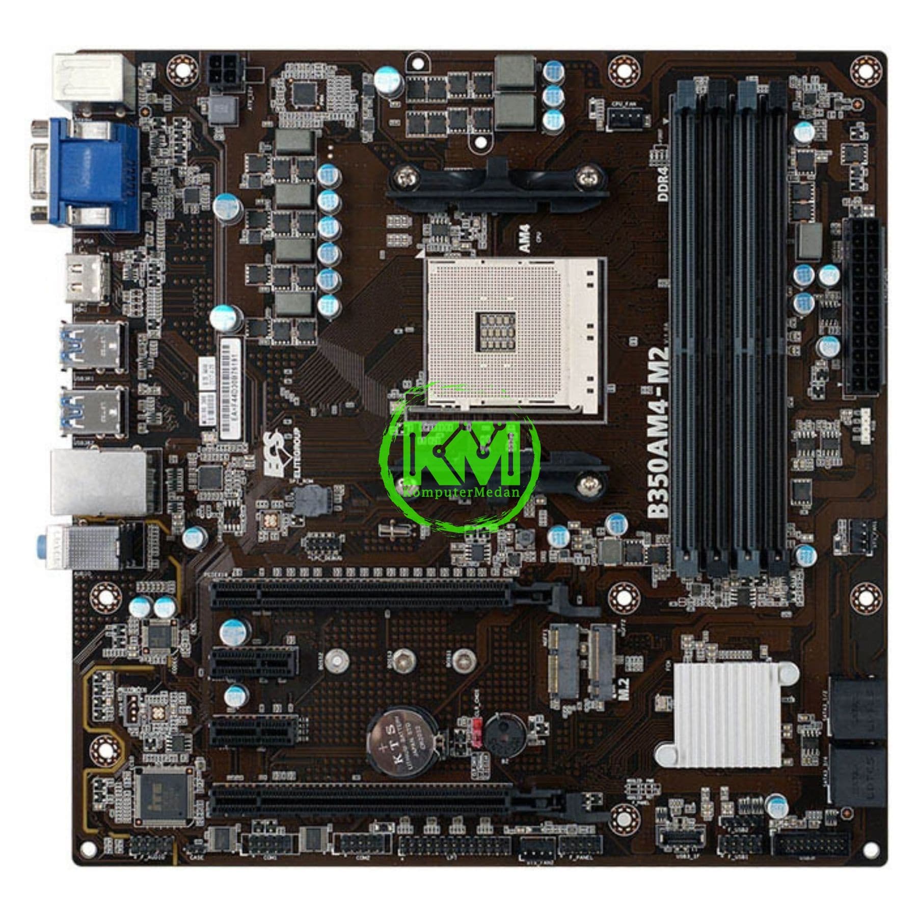 ECS B350AM4-M2 MOTHERBOARD - Image 2