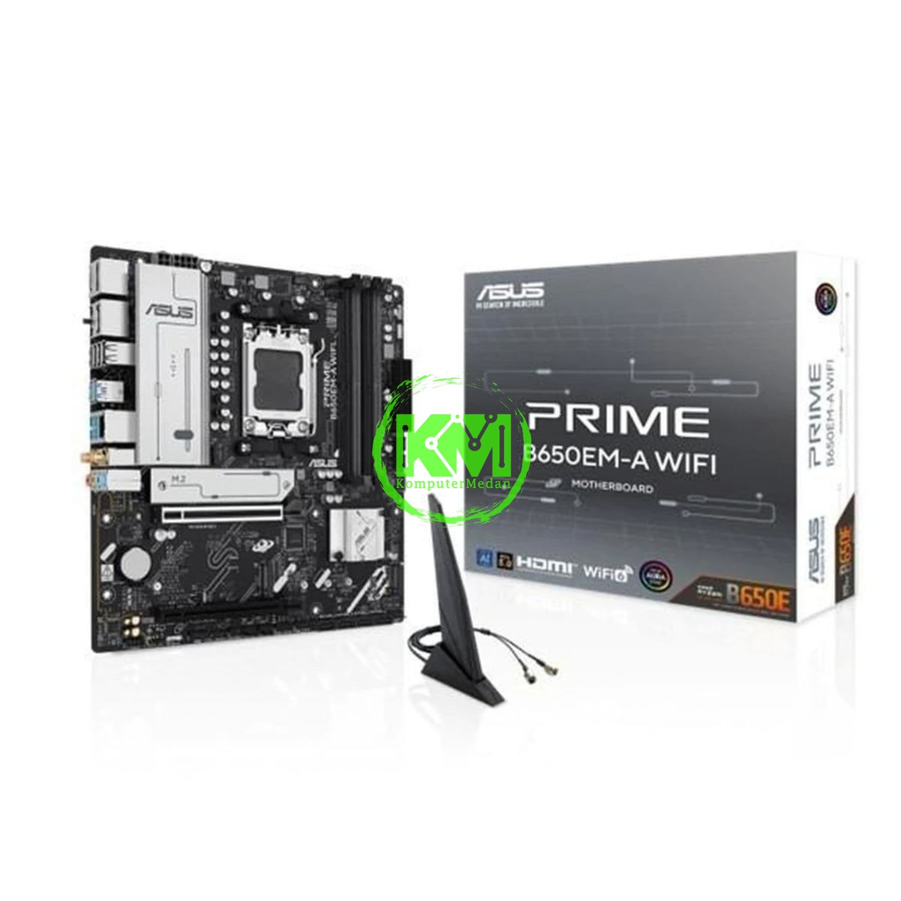 ASUS PRIME B650EM-A WIFI MOTHERBOARD - Image 1