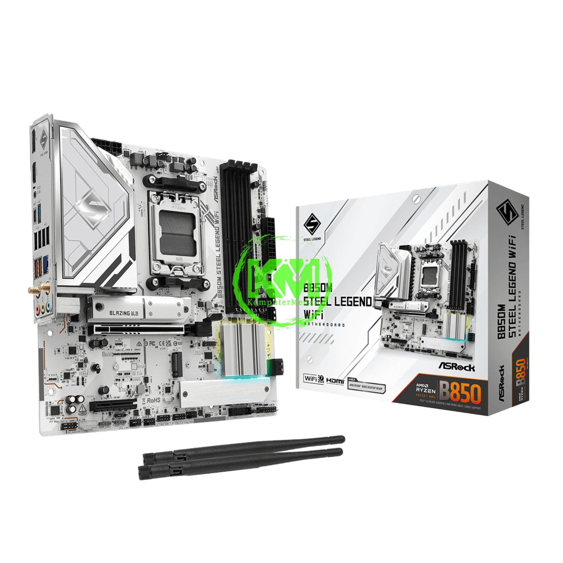 ASROCK B550M STEEL LEGEND WIFI MOTHERBOARD