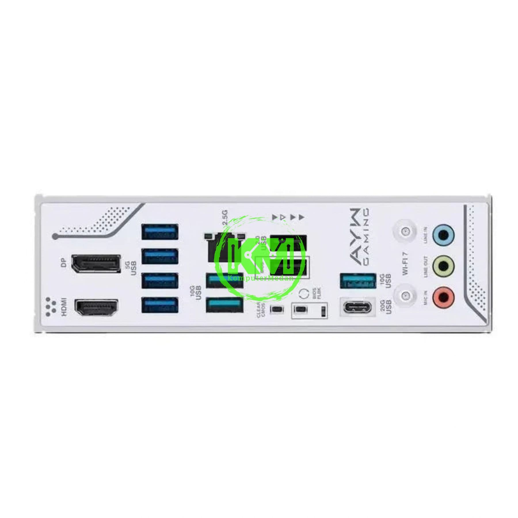 ASUS B850M-AYW GAMING OC WIFI7 WHITE MOTHERBOARD - Image 4