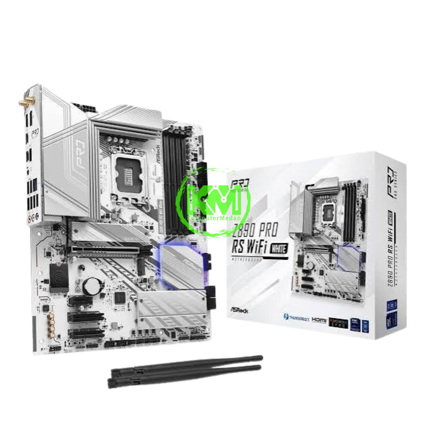 ASROCK Z890 PRO RS WF WHT MOTHERBOARD - Image 2