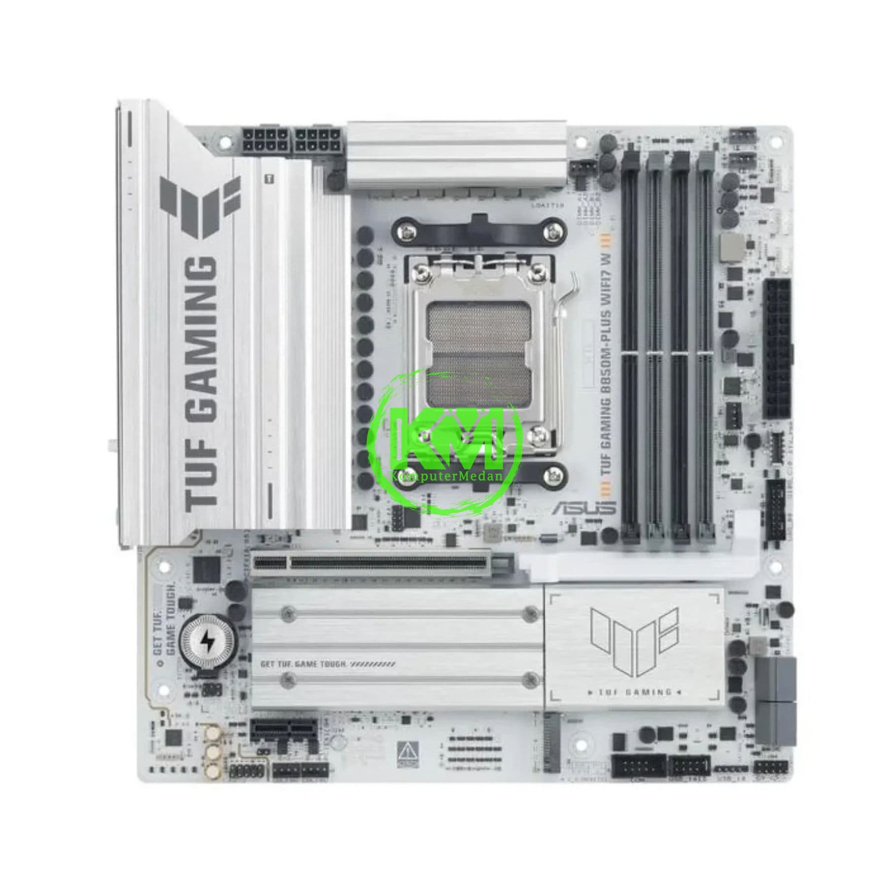ASUS TUF GAMING B850M PLUS WIFI7 WHITE MOTHERBOARD - Image 2