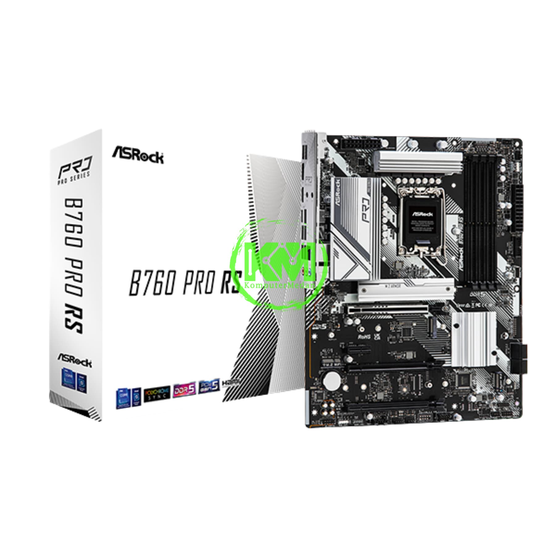 ASROCK B760 PRO RS MOTHERBOARD - Image 2