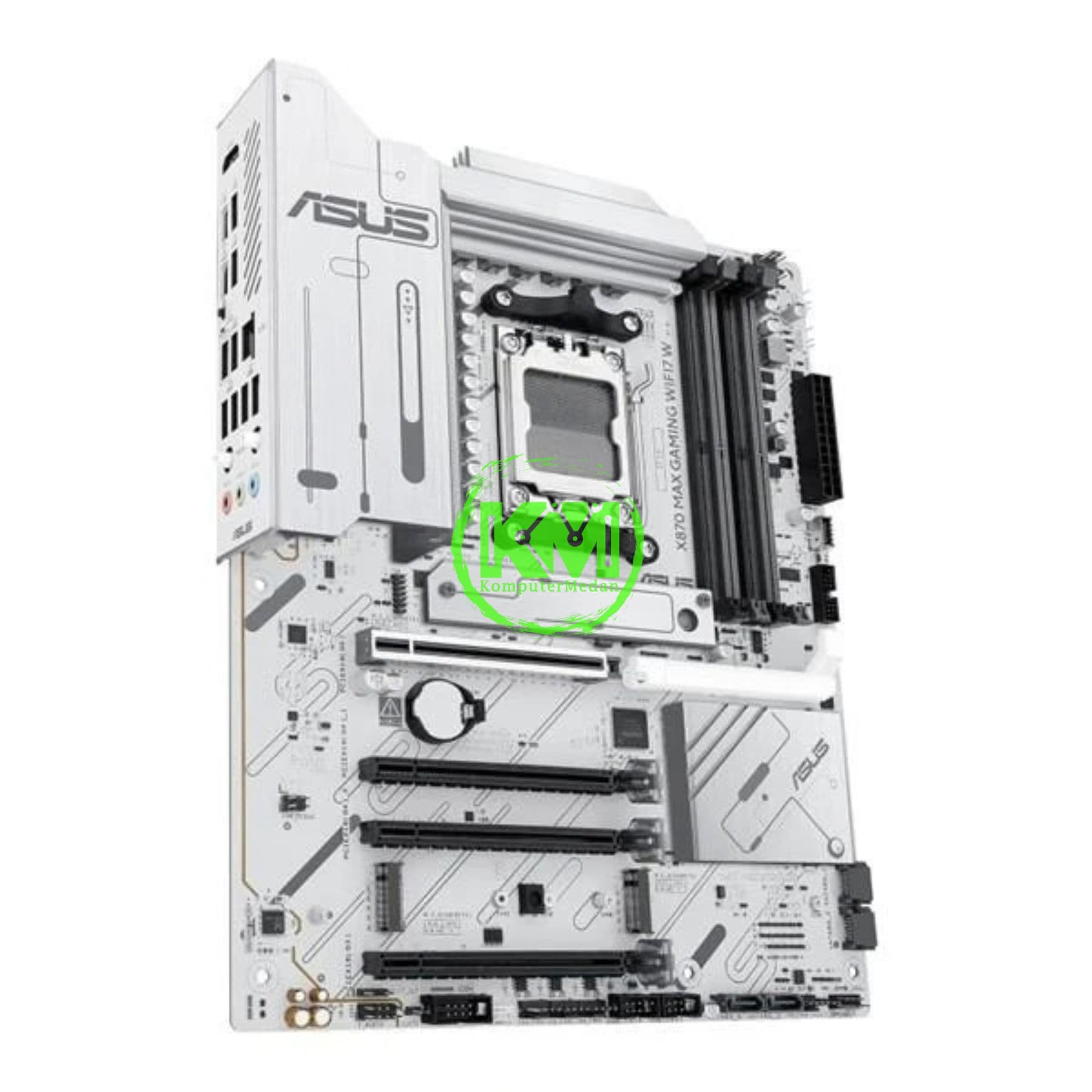ASUS X870 MAX GAMING WIFI7 WHITE MOTHERBOARD - Image 3