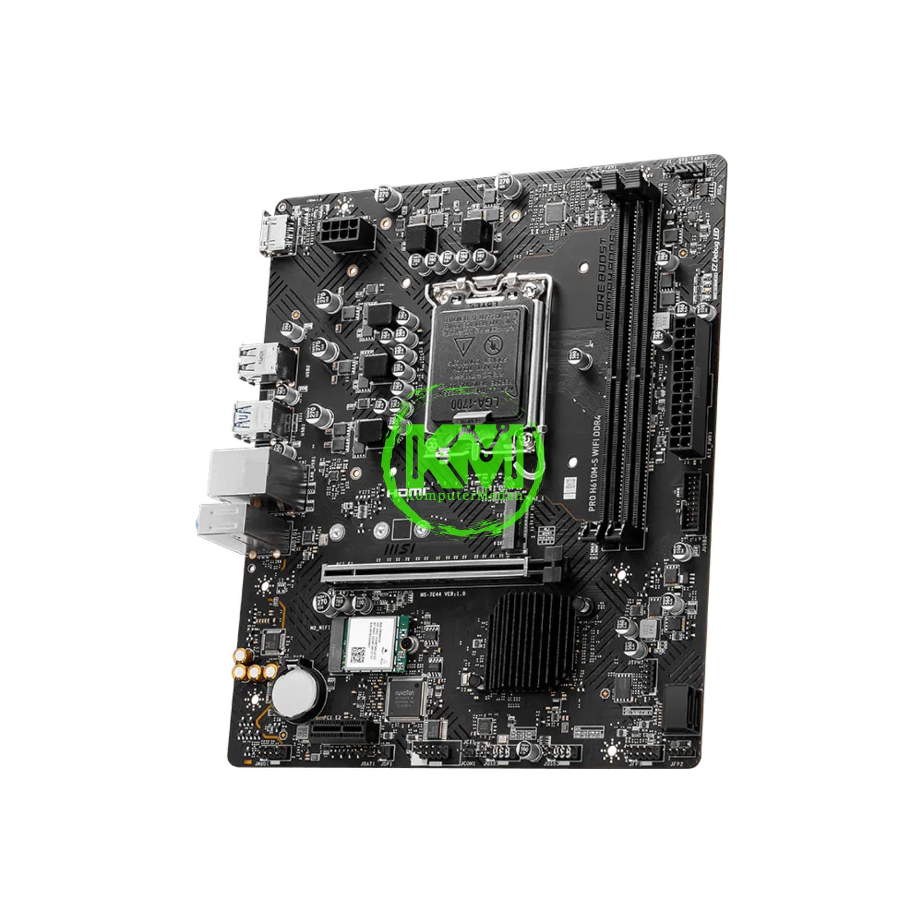 MSI PRO H610M-S WIFI DDR4 MOTHERBOARD - Image 3