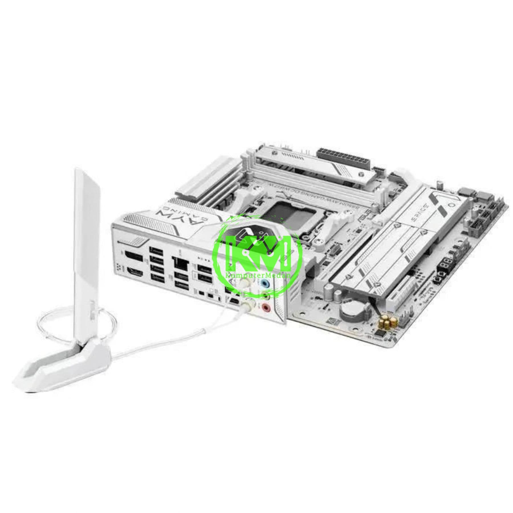 ASUS B850M-AYW GAMING OC WIFI7 WHITE MOTHERBOARD - Image 3