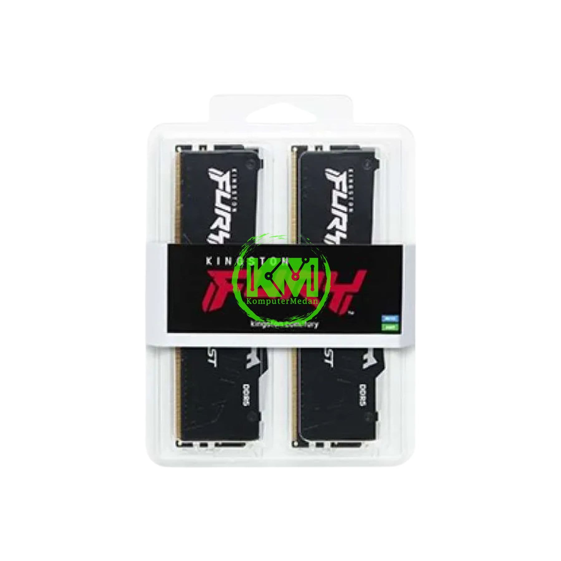 KINGSTON FURY BEAST RGB DDR5 2X16GB 6000MHZ BLACK